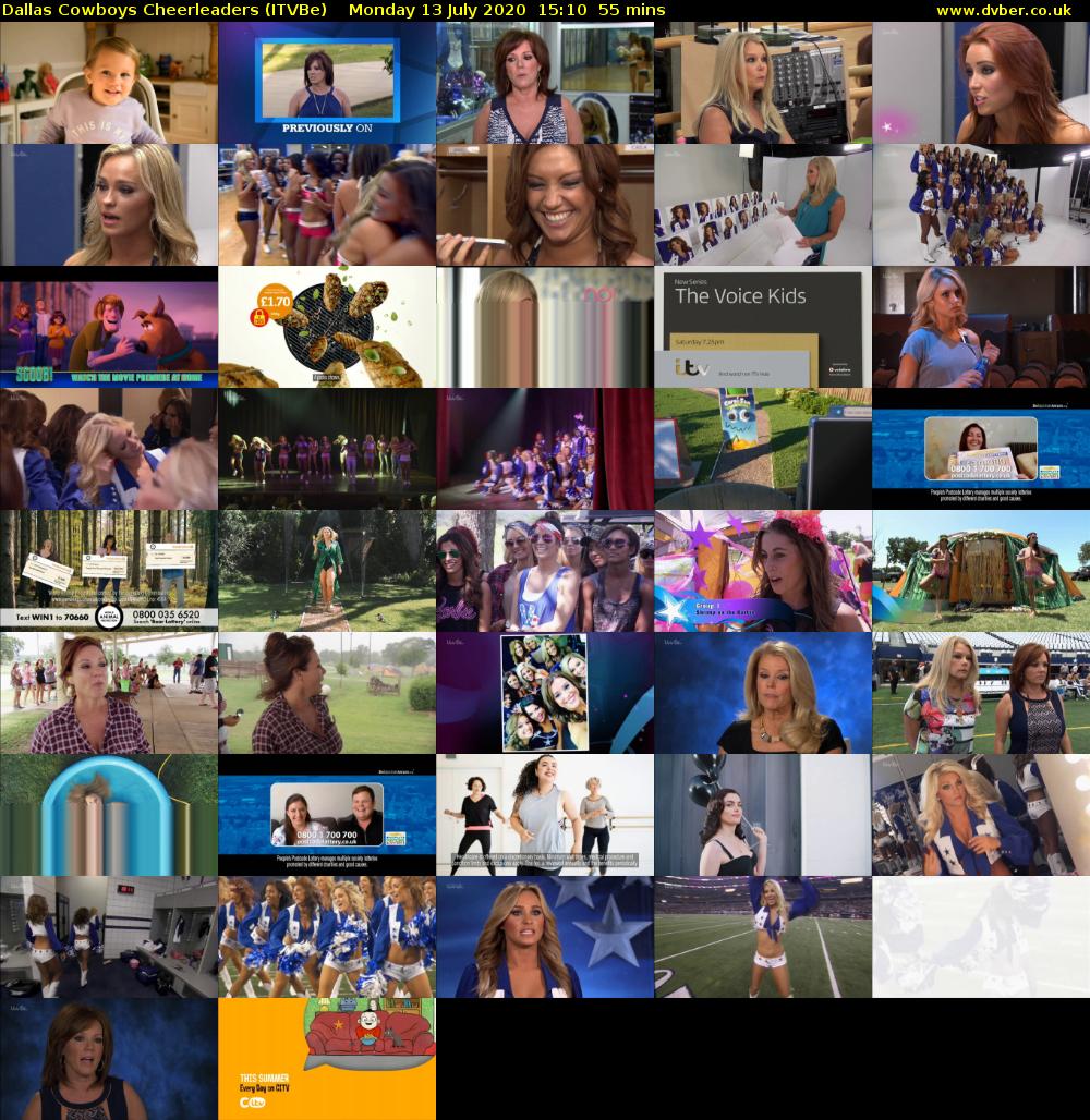 Dallas Cowboys Cheerleaders (ITVBe) Monday 13 July 2020 15:10 - 16:05