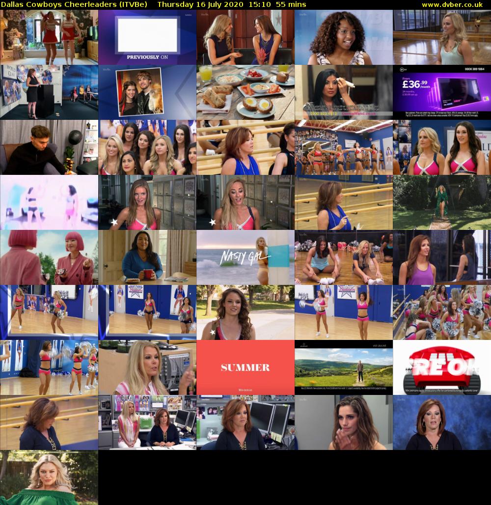 Dallas Cowboys Cheerleaders (ITVBe) Thursday 16 July 2020 15:10 - 16:05