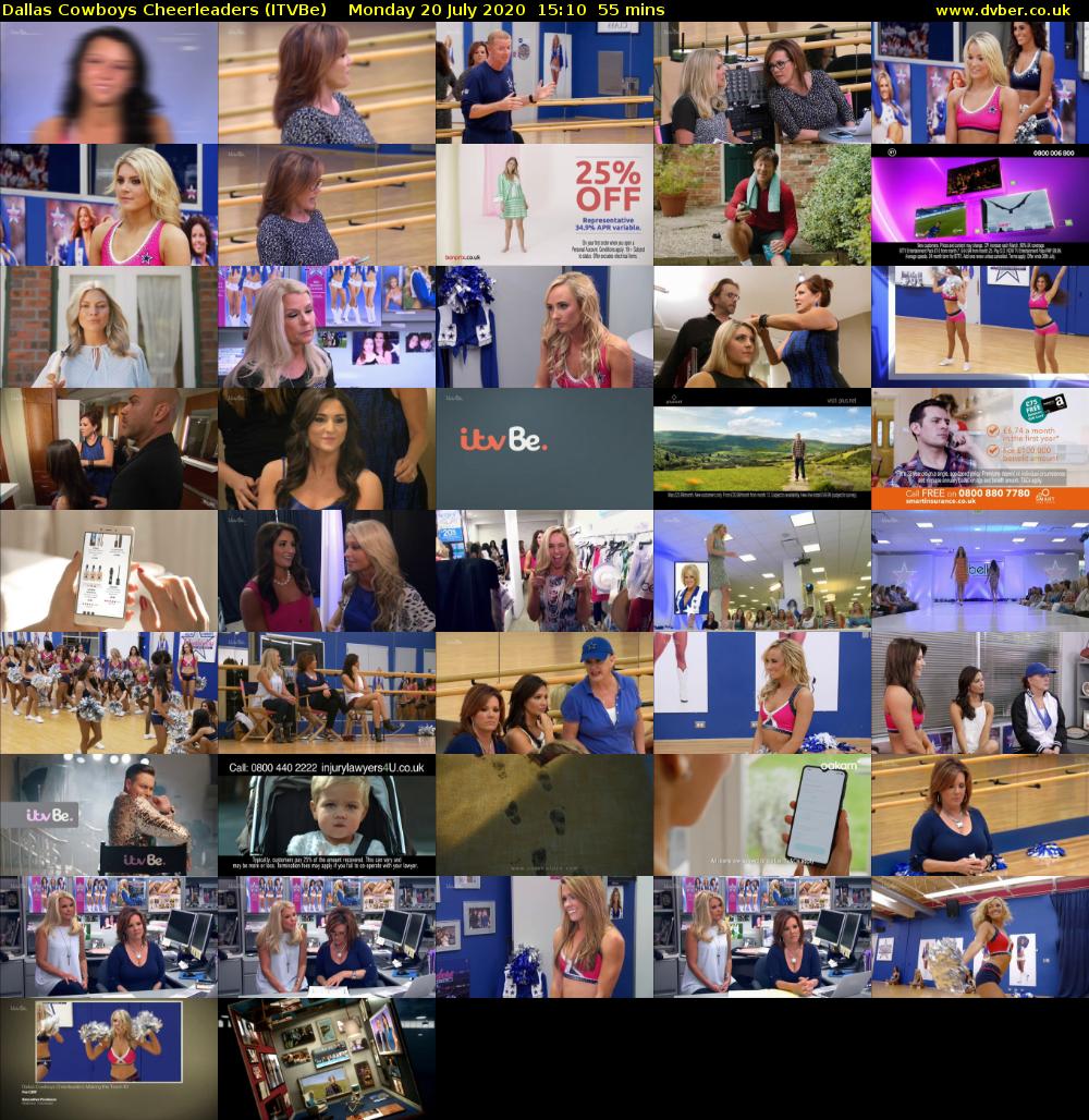 Dallas Cowboys Cheerleaders (ITVBe) Monday 20 July 2020 15:10 - 16:05