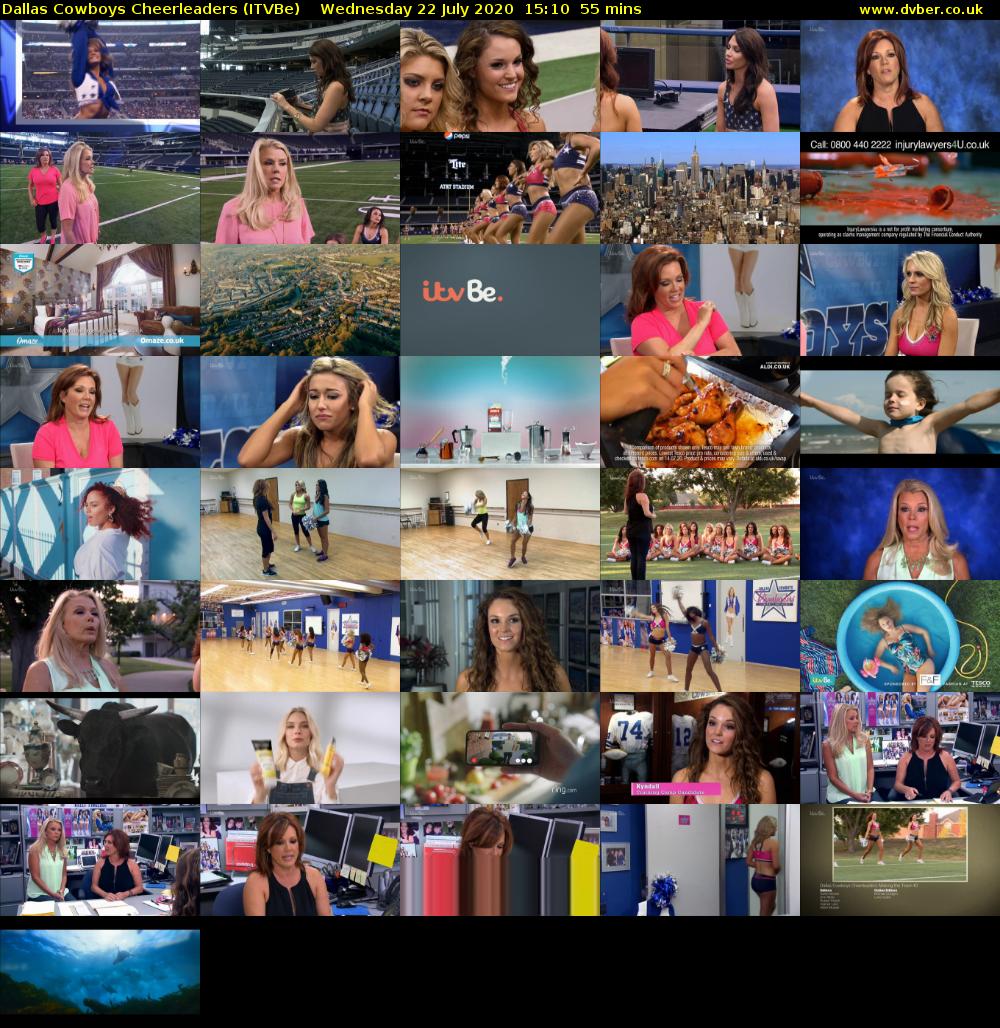 Dallas Cowboys Cheerleaders (ITVBe) Wednesday 22 July 2020 15:10 - 16:05