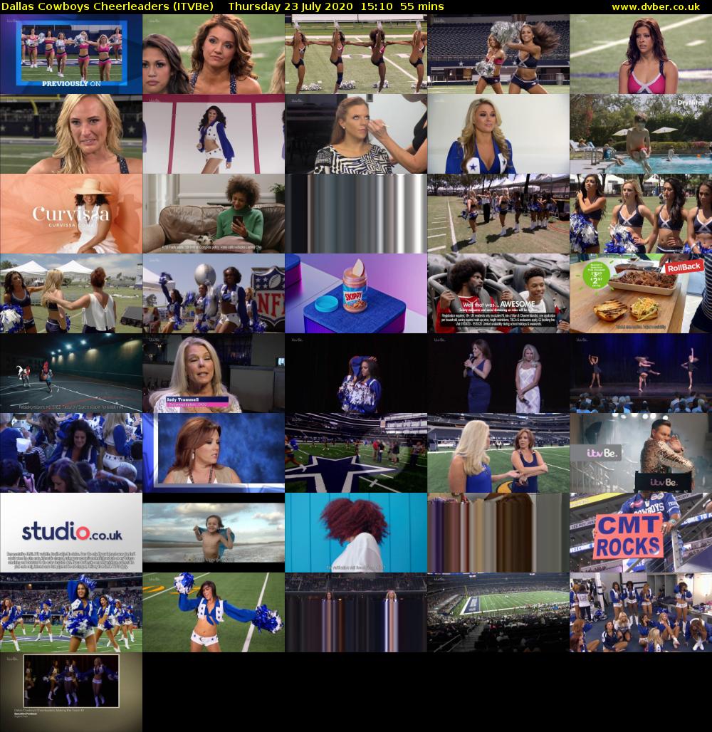 Dallas Cowboys Cheerleaders (ITVBe) Thursday 23 July 2020 15:10 - 16:05
