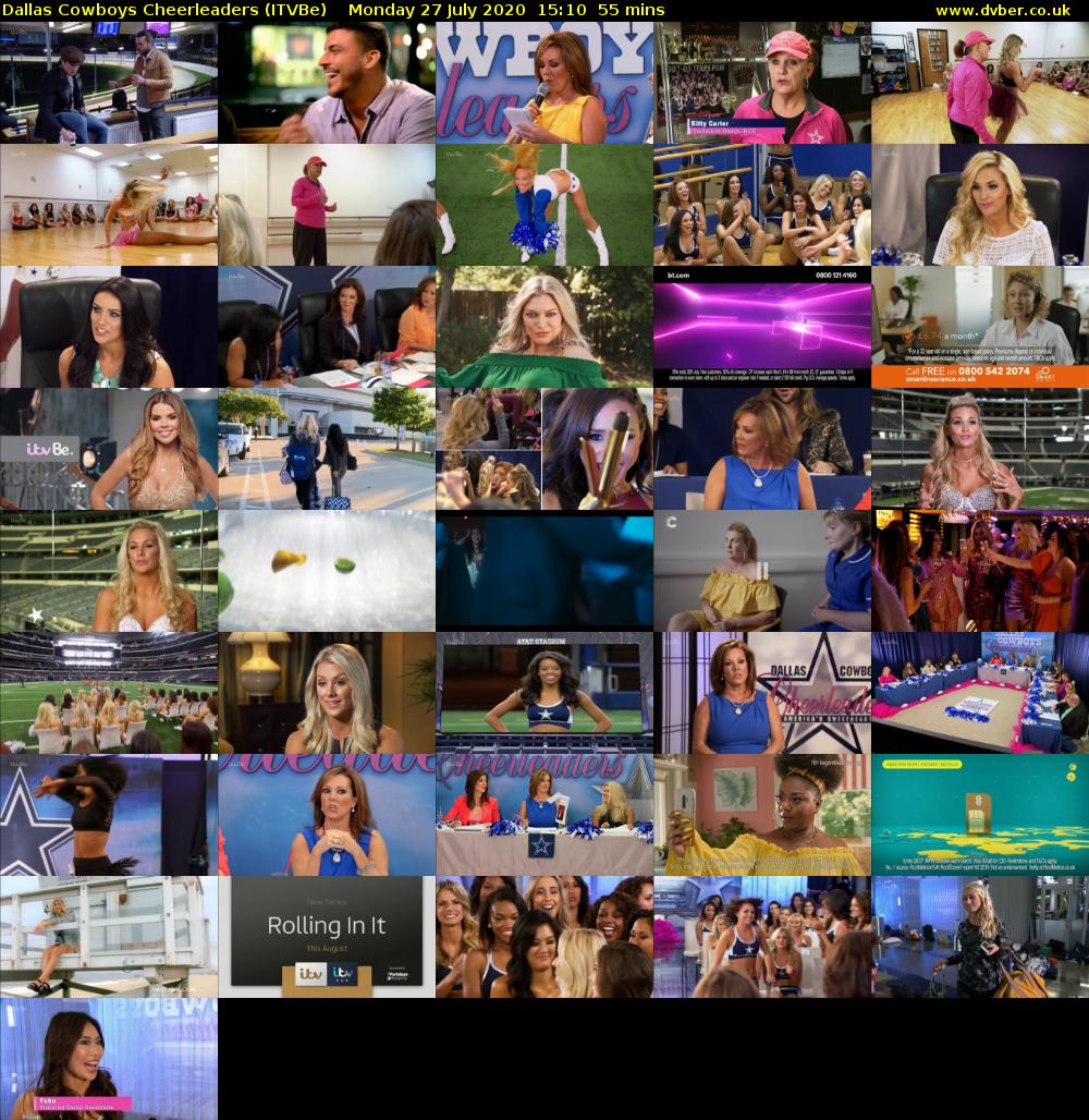 Dallas Cowboys Cheerleaders (ITVBe) Monday 27 July 2020 15:10 - 16:05