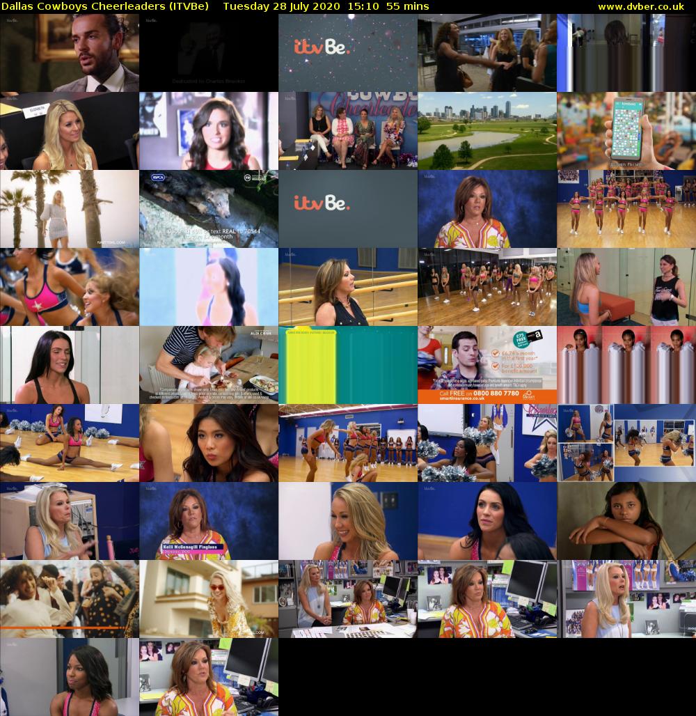 Dallas Cowboys Cheerleaders (ITVBe) Tuesday 28 July 2020 15:10 - 16:05