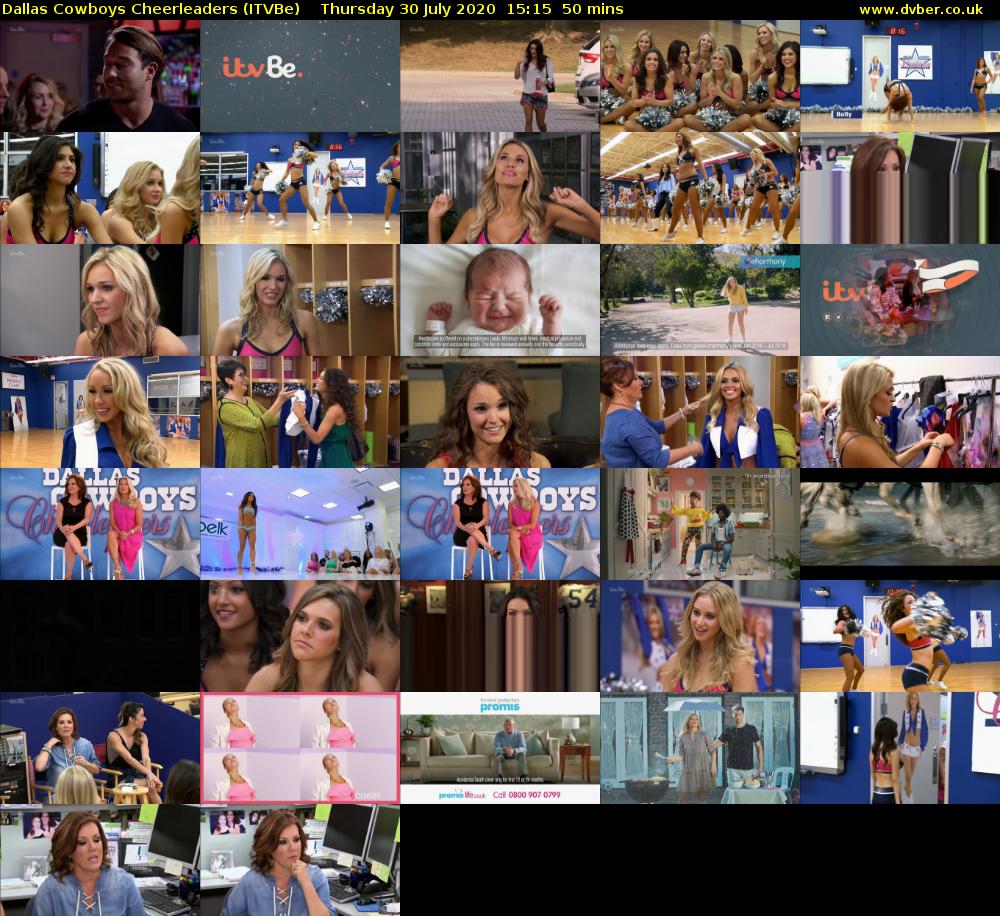 Dallas Cowboys Cheerleaders (ITVBe) Thursday 30 July 2020 15:15 - 16:05