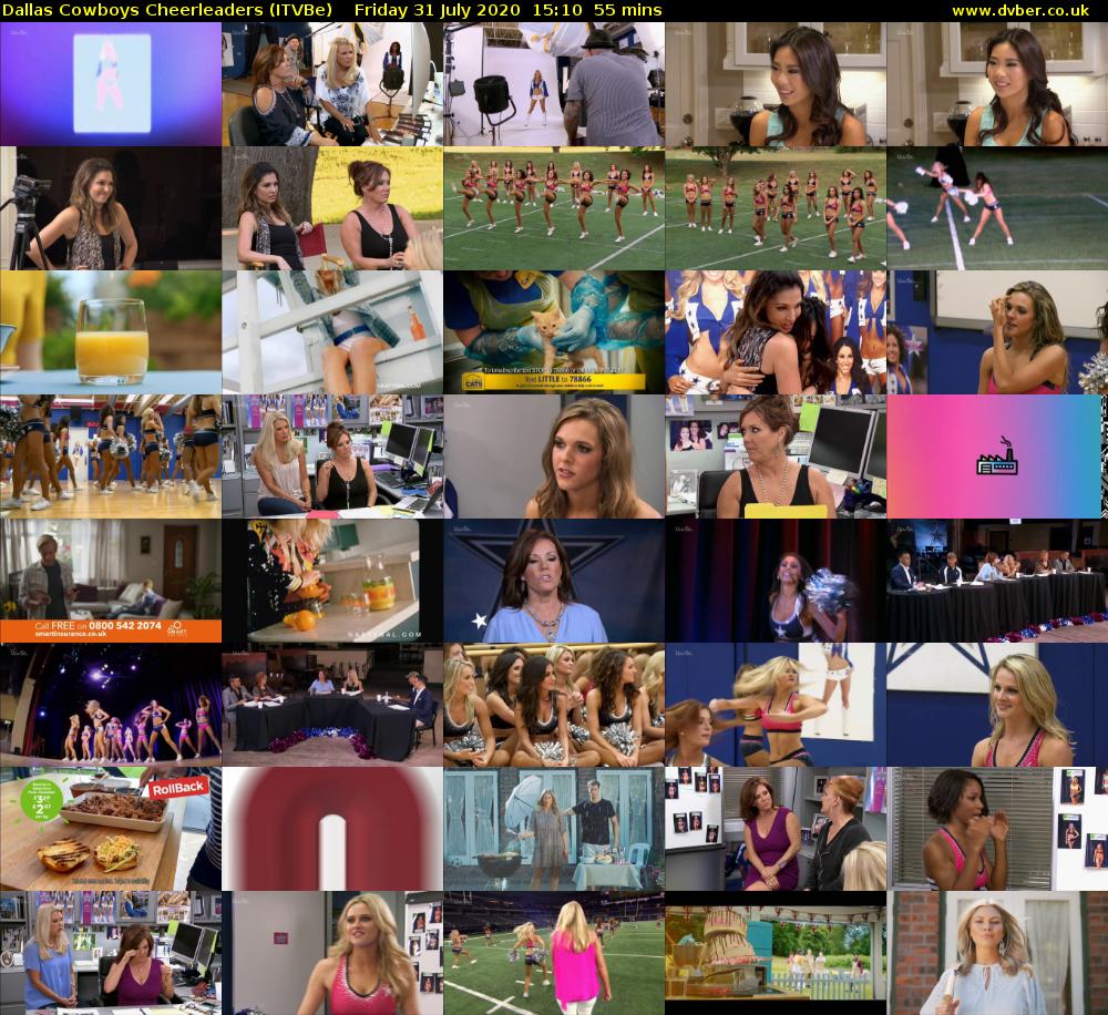 Dallas Cowboys Cheerleaders (ITVBe) Friday 31 July 2020 15:10 - 16:05