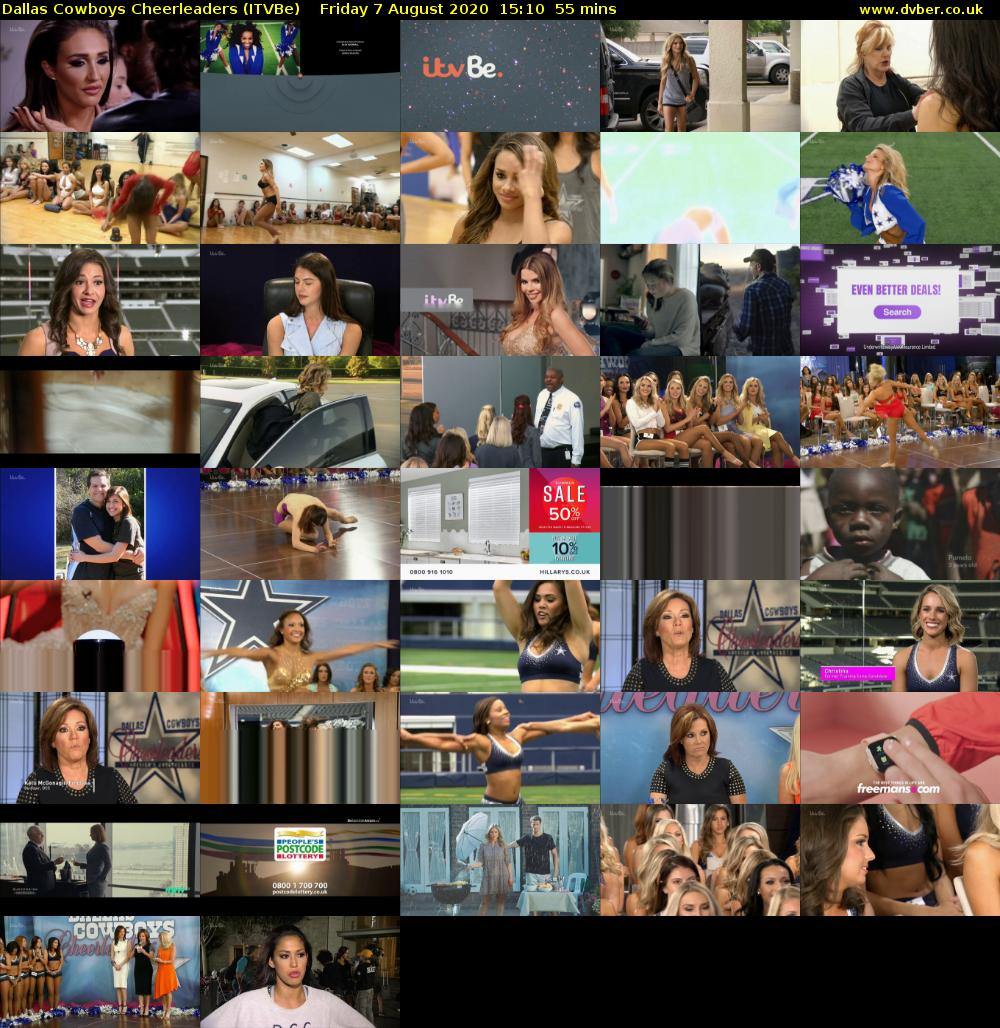 Dallas Cowboys Cheerleaders (ITVBe) Friday 7 August 2020 15:10 - 16:05