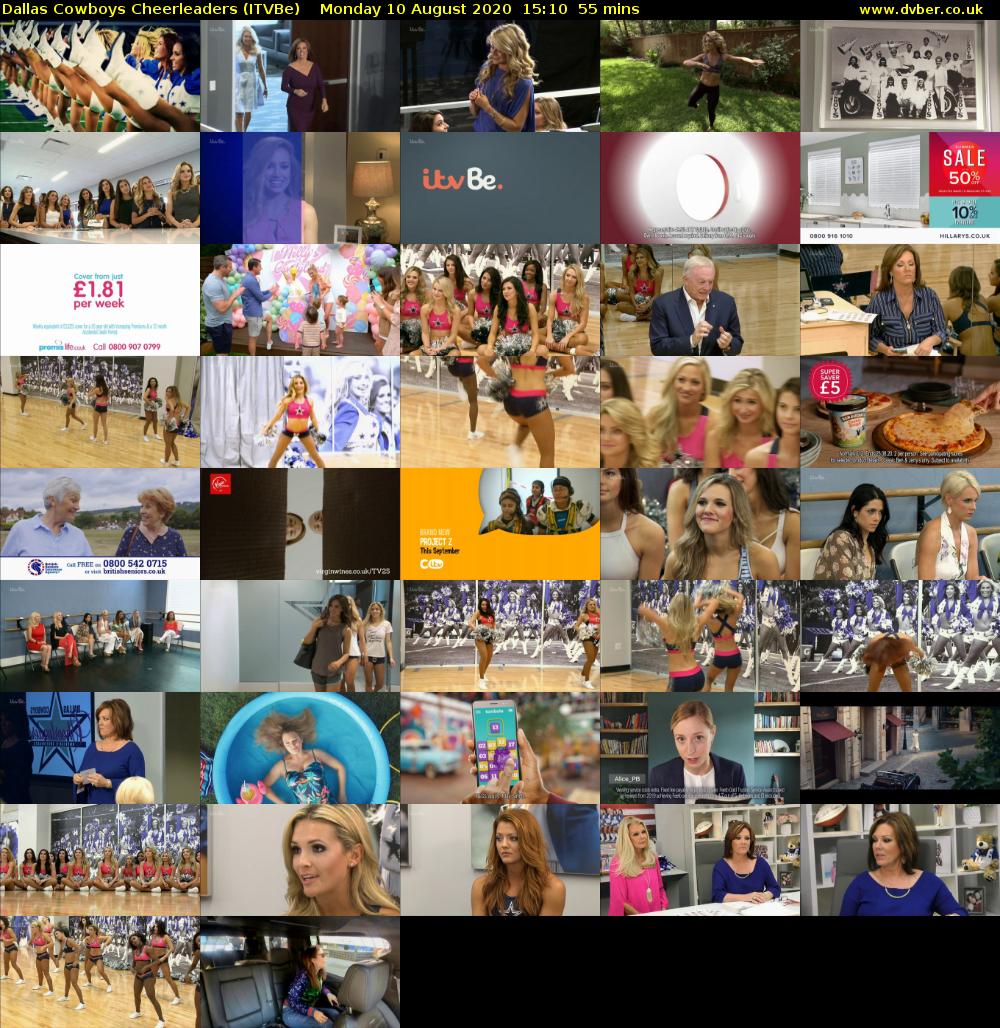 Dallas Cowboys Cheerleaders (ITVBe) Monday 10 August 2020 15:10 - 16:05