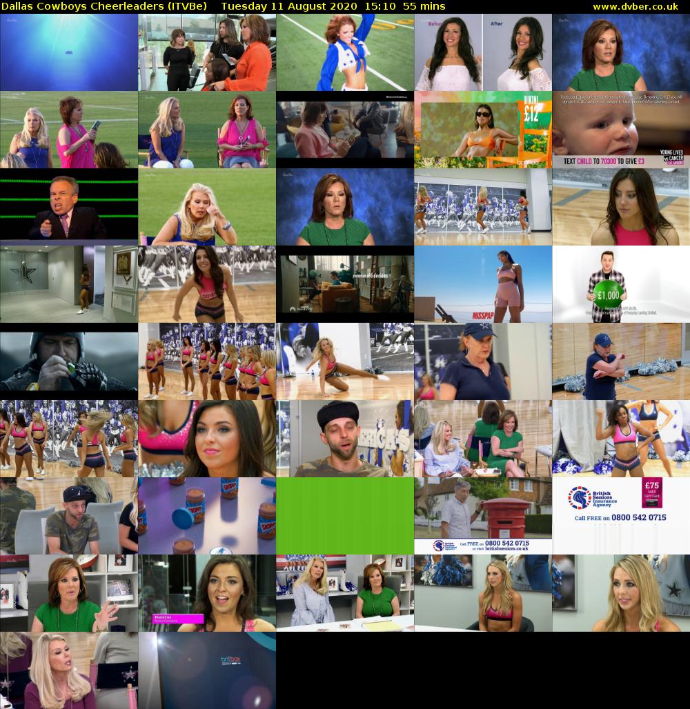 Dallas Cowboys Cheerleaders (ITVBe) Tuesday 11 August 2020 15:10 - 16:05