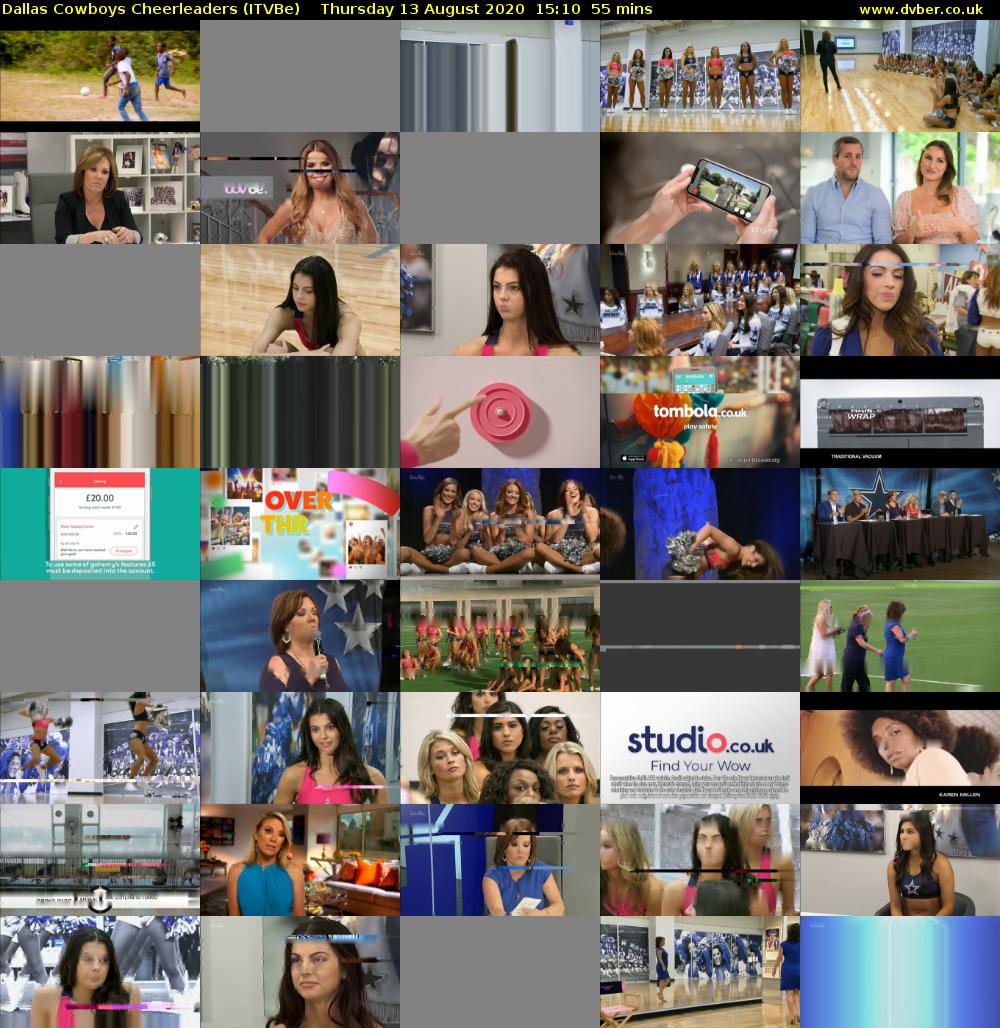 Dallas Cowboys Cheerleaders (ITVBe) Thursday 13 August 2020 15:10 - 16:05