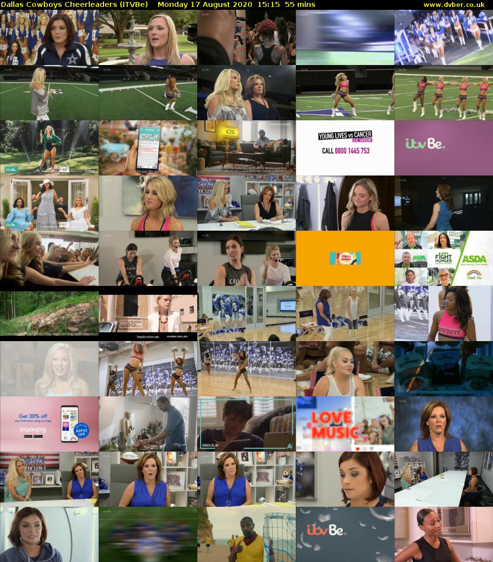Dallas Cowboys Cheerleaders (ITVBe) Monday 17 August 2020 15:15 - 16:10