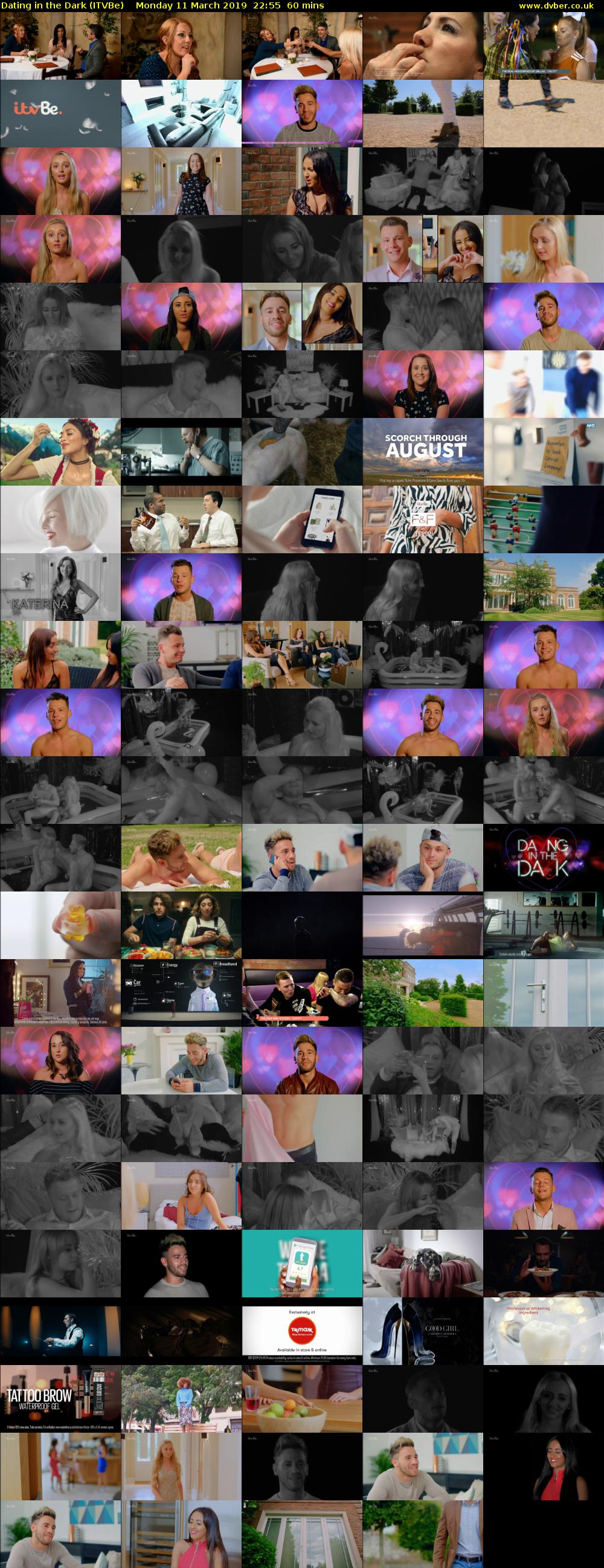Dating in the Dark (ITVBe) Monday 11 March 2019 22:55 - 23:55