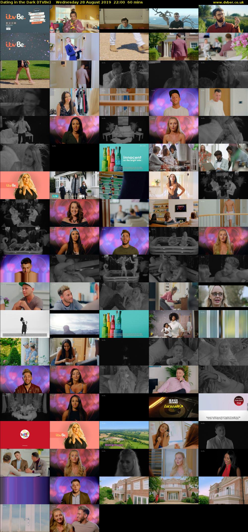 Dating in the Dark (ITVBe) Wednesday 28 August 2019 22:00 - 23:00
