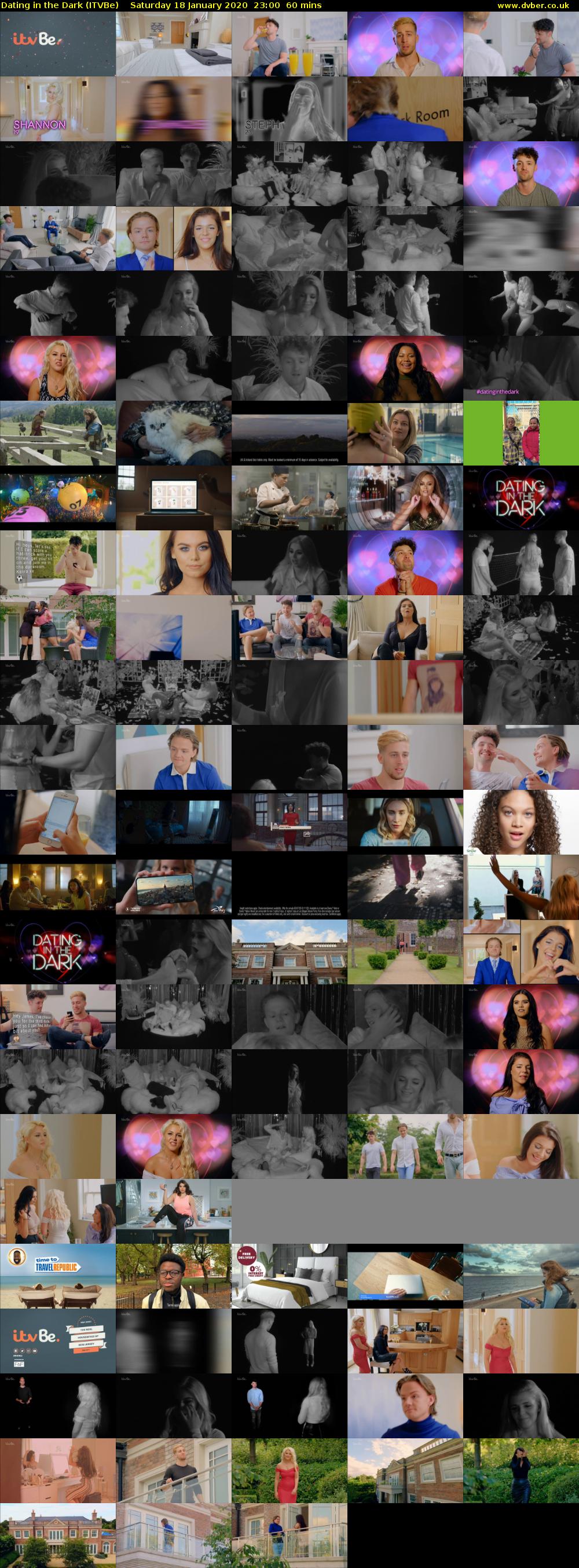 Dating in the Dark (ITVBe) Saturday 18 January 2020 23:00 - 00:00