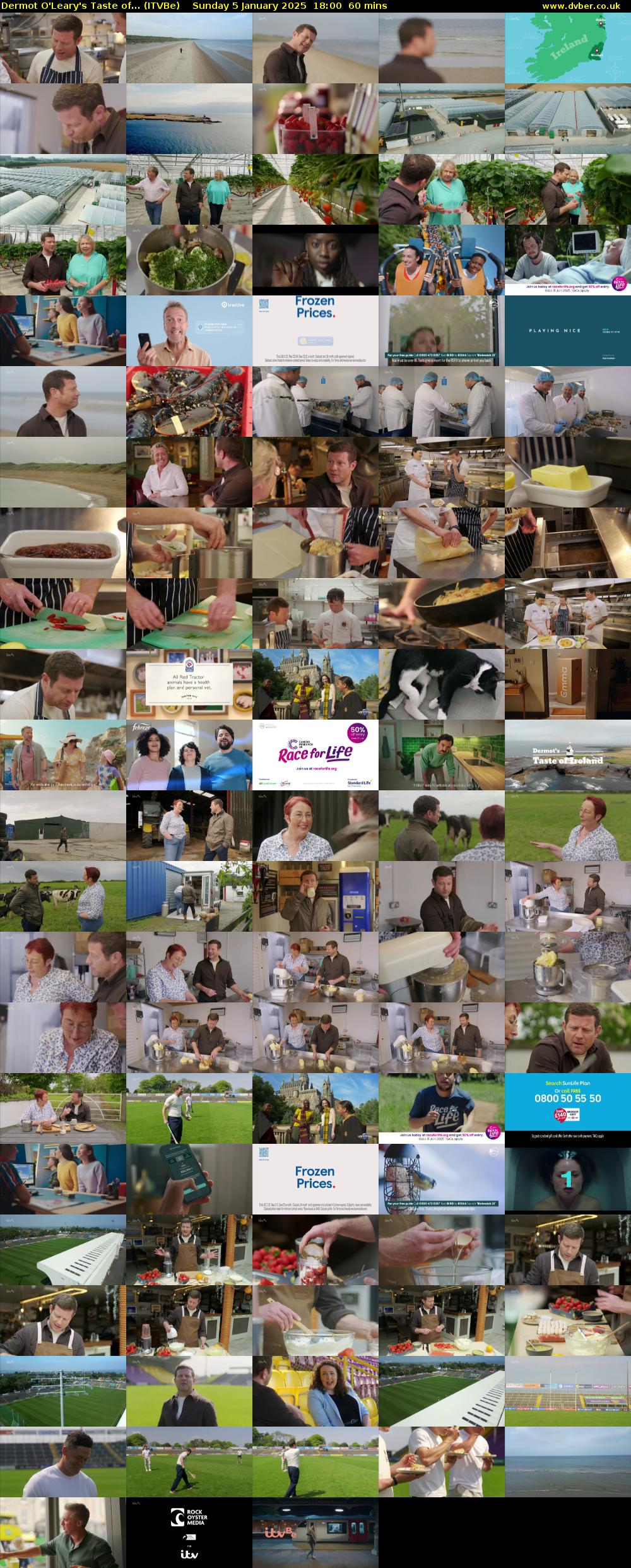 Dermot O'Leary's Taste of... (ITVBe) Sunday 5 January 2025 18:00 - 19:00