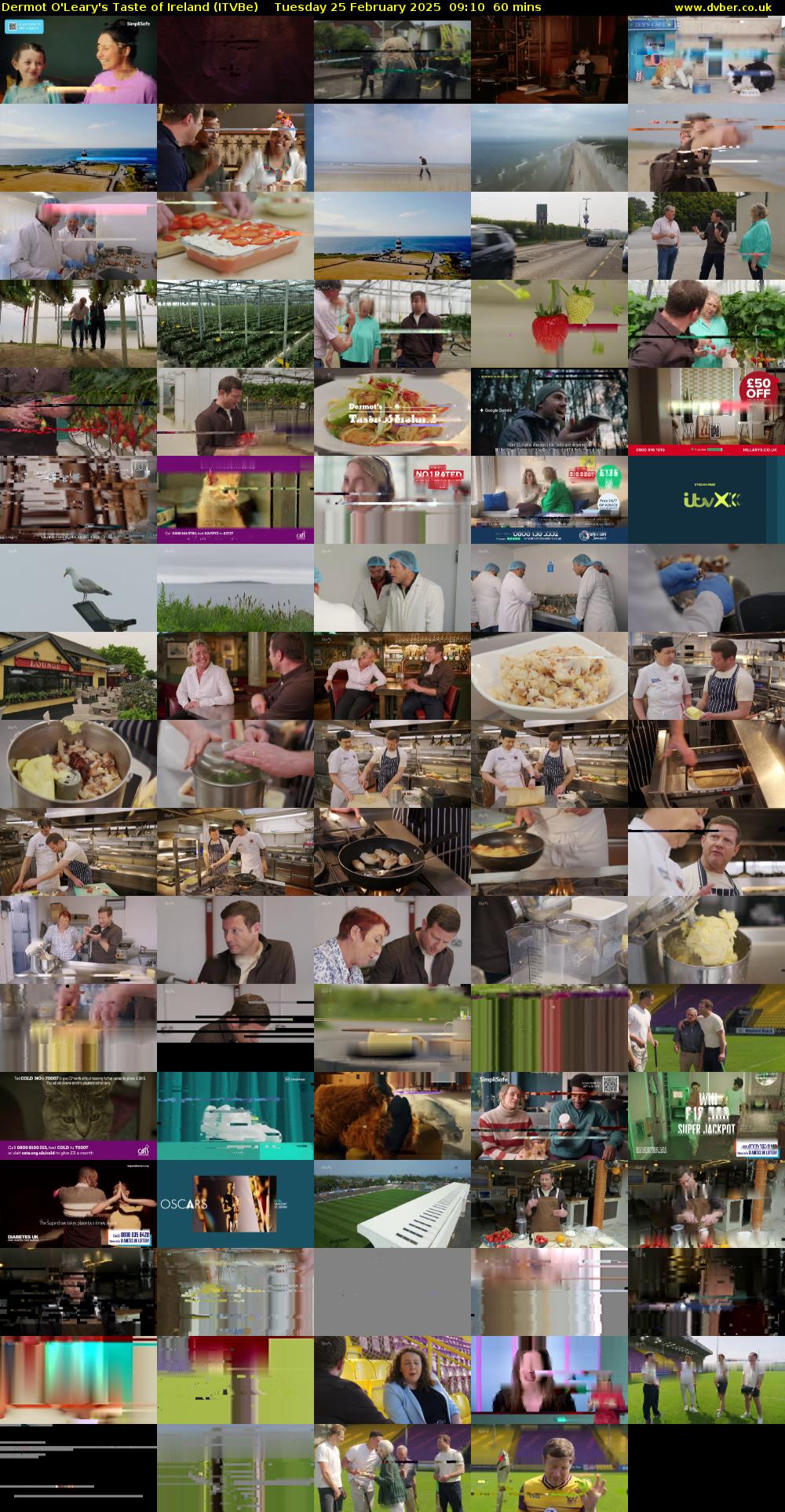 Dermot O'Leary's Taste of Ireland (ITVBe) Tuesday 25 February 2025 09:10 - 10:10