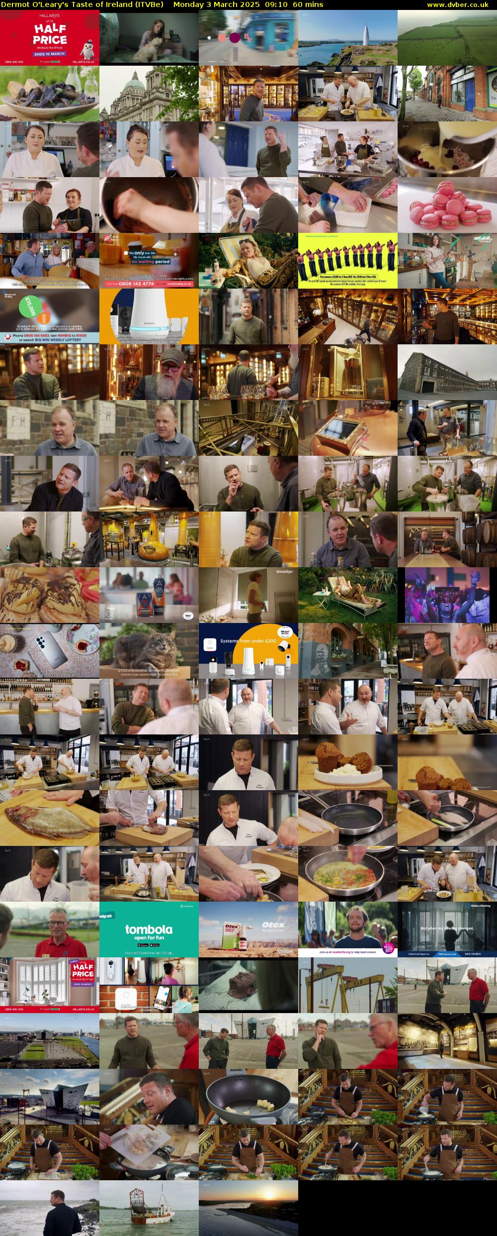 Dermot O'Leary's Taste of Ireland (ITVBe) Monday 3 March 2025 09:10 - 10:10