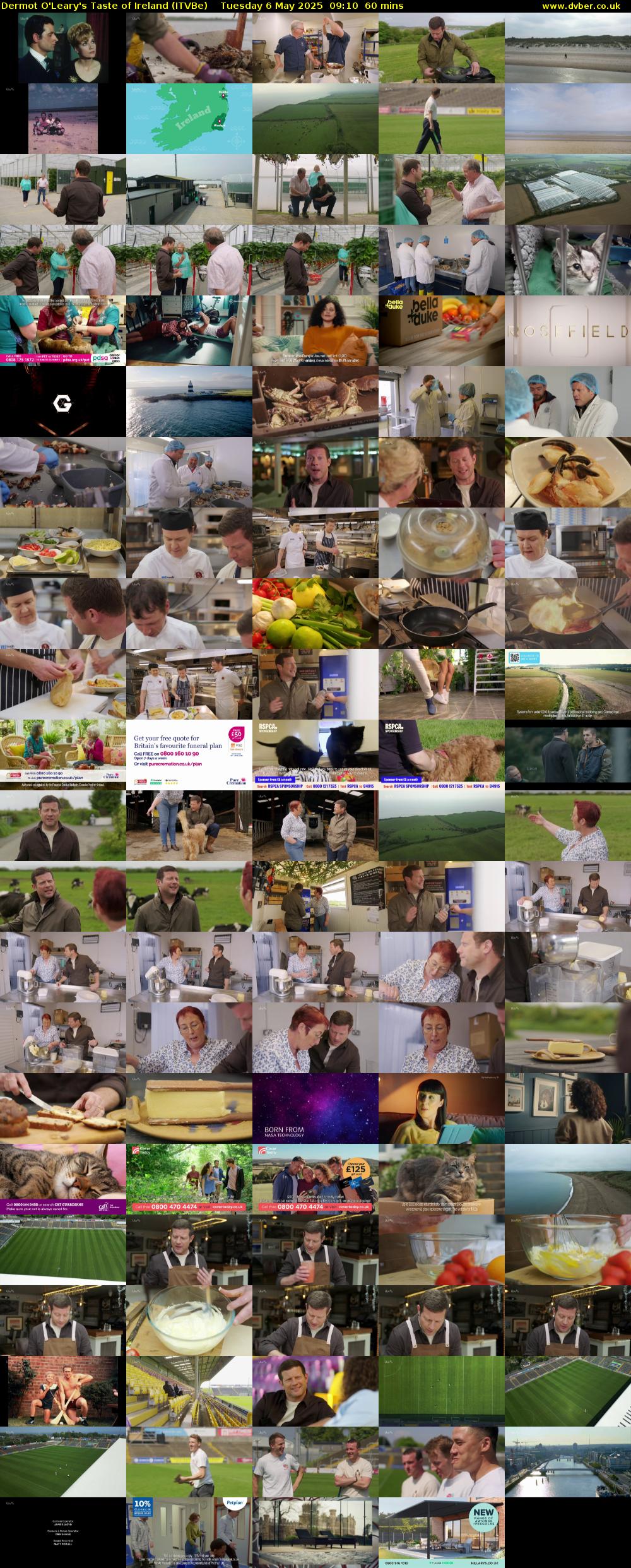 Dermot O'Leary's Taste of Ireland (ITVBe) Tuesday 6 May 2025 09:10 - 10:10