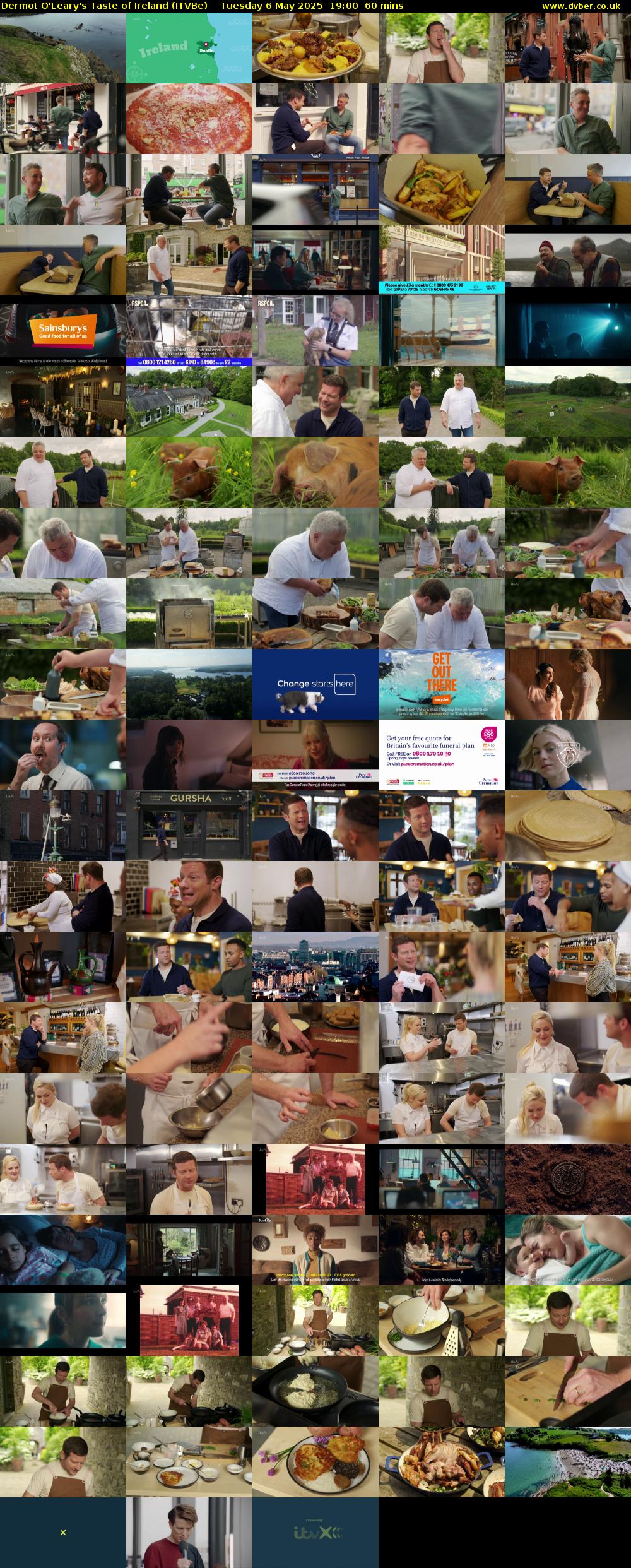Dermot O'Leary's Taste of Ireland (ITVBe) Tuesday 6 May 2025 19:00 - 20:00