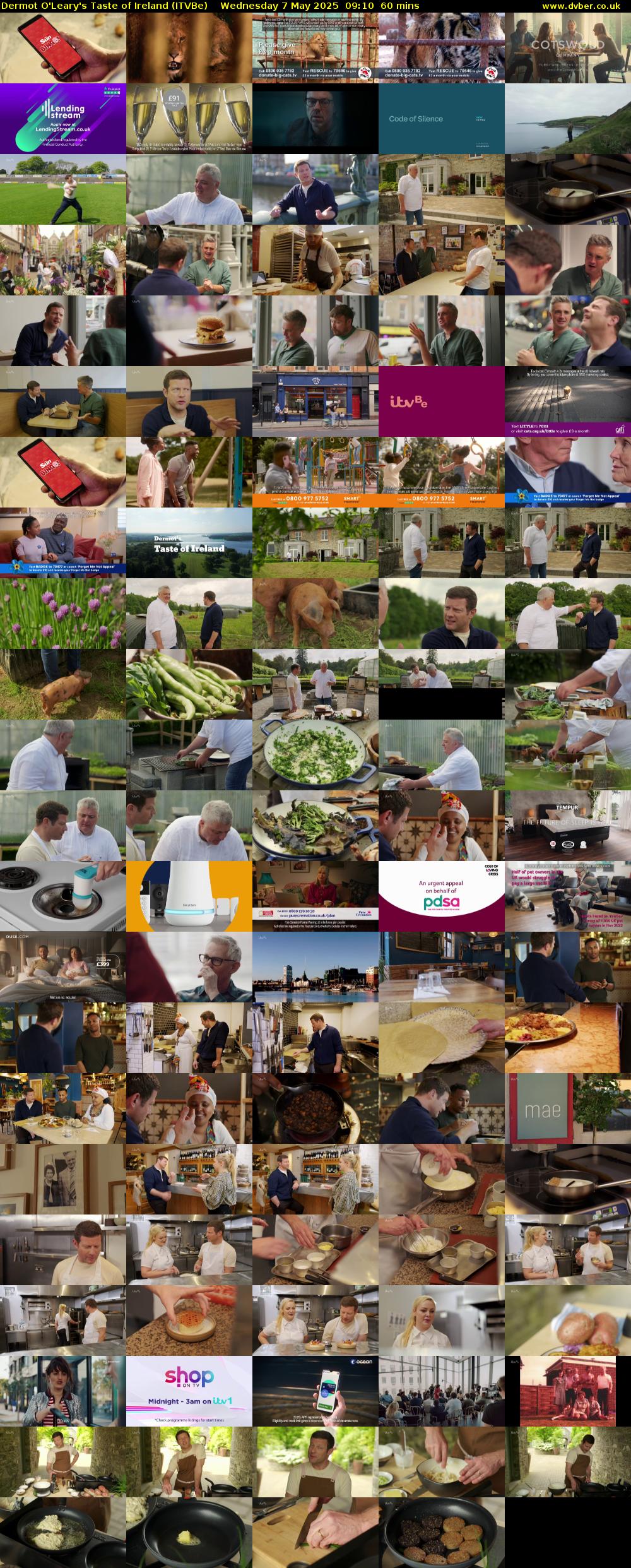 Dermot O'Leary's Taste of Ireland (ITVBe) Wednesday 7 May 2025 09:10 - 10:10