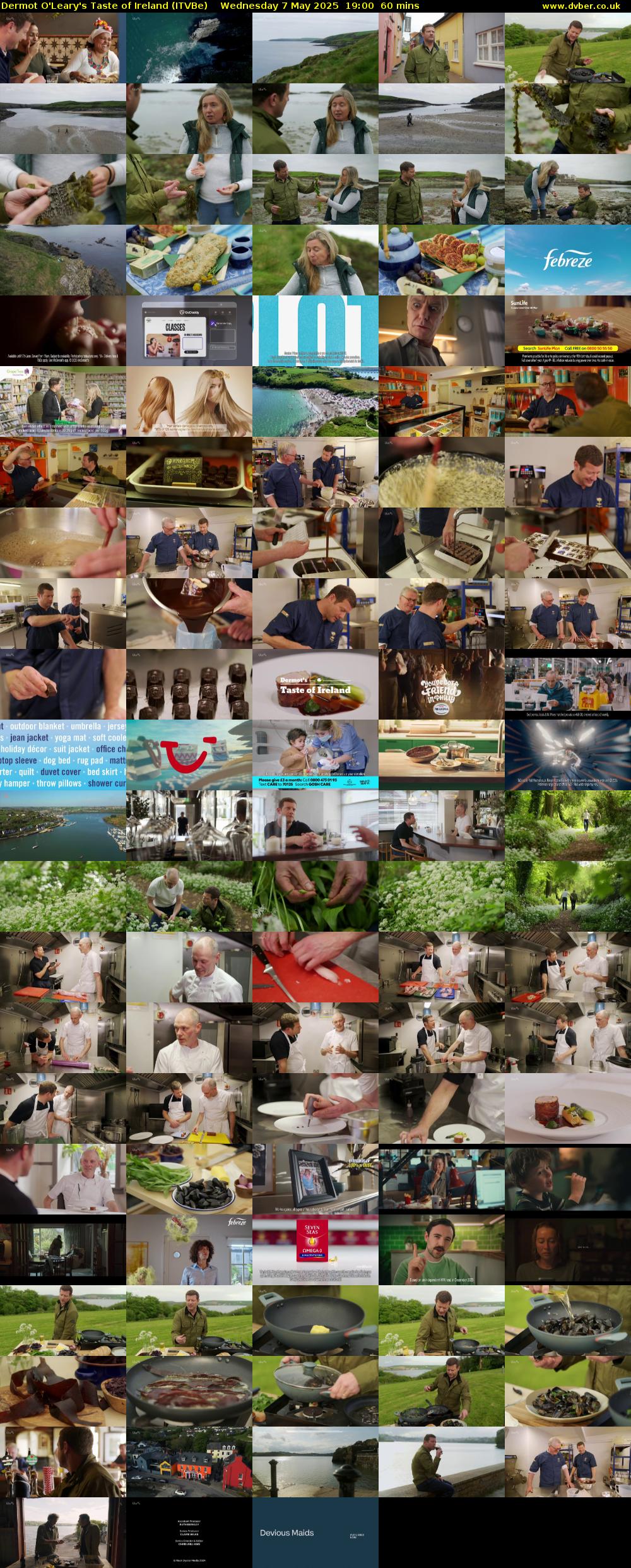Dermot O'Leary's Taste of Ireland (ITVBe) Wednesday 7 May 2025 19:00 - 20:00