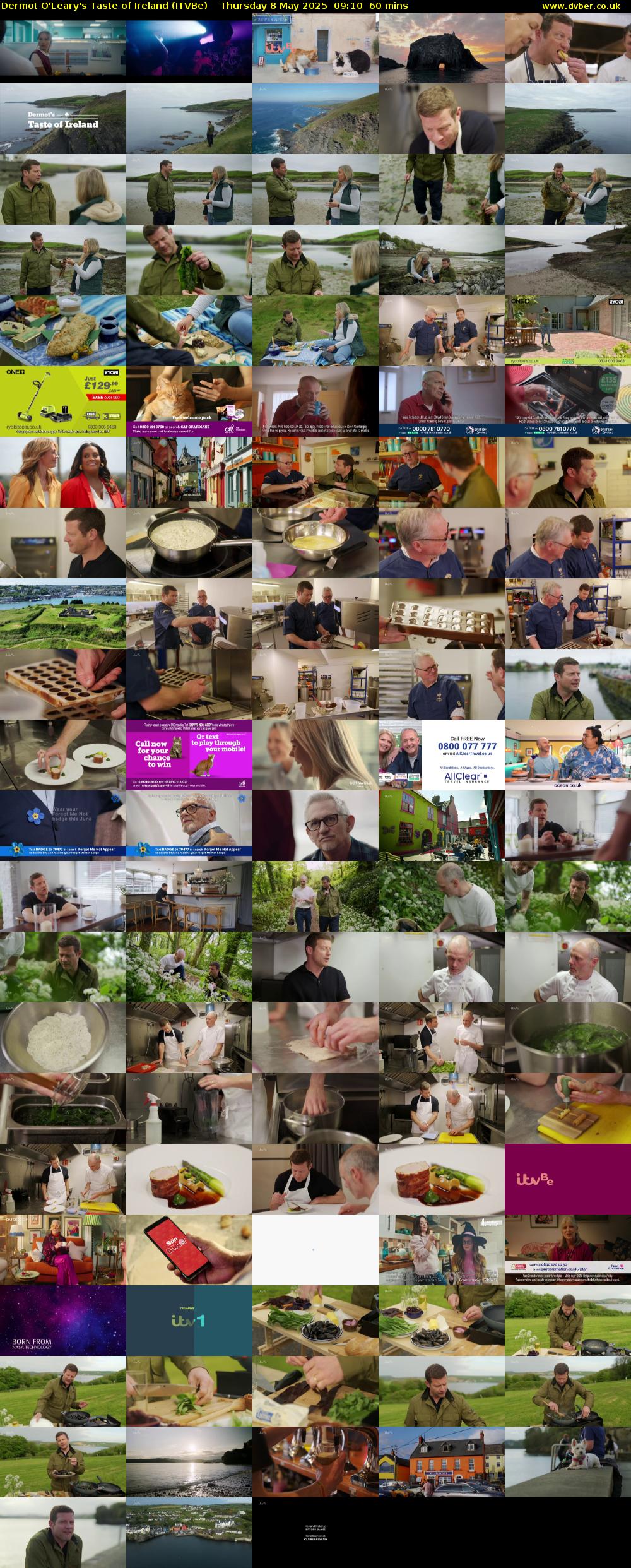 Dermot O'Leary's Taste of Ireland (ITVBe) Thursday 8 May 2025 09:10 - 10:10