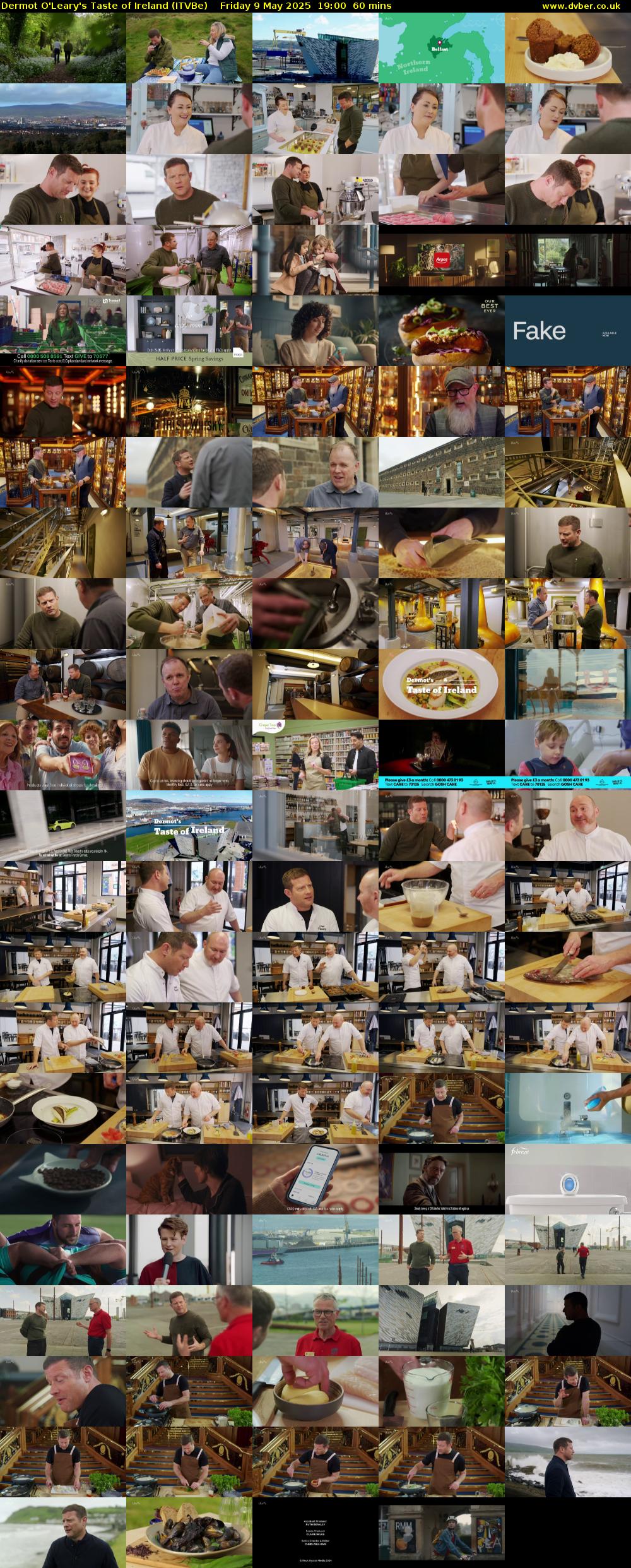 Dermot O'Leary's Taste of Ireland (ITVBe) Friday 9 May 2025 19:00 - 20:00