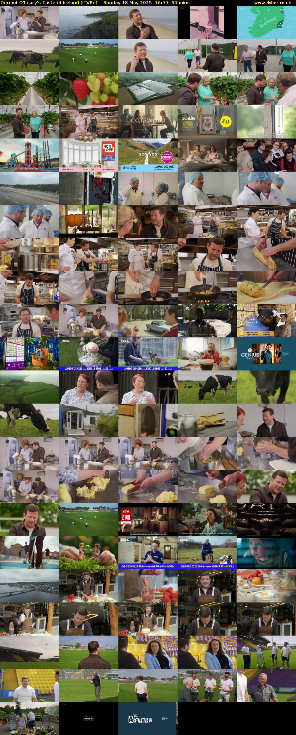 Dermot O'Leary's Taste of Ireland (ITVBe) Sunday 18 May 2025 16:55 - 17:55
