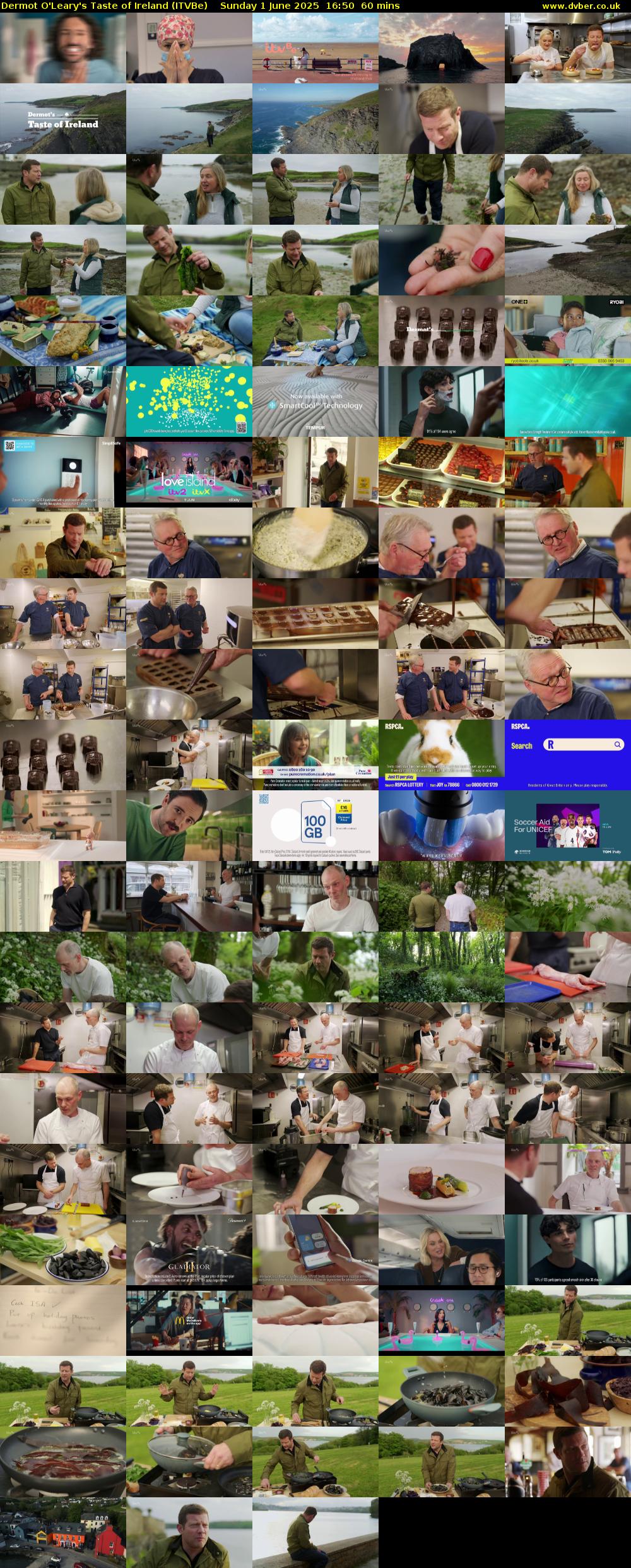 Dermot O'Leary's Taste of Ireland (ITVBe) Sunday 1 June 2025 16:50 - 17:50