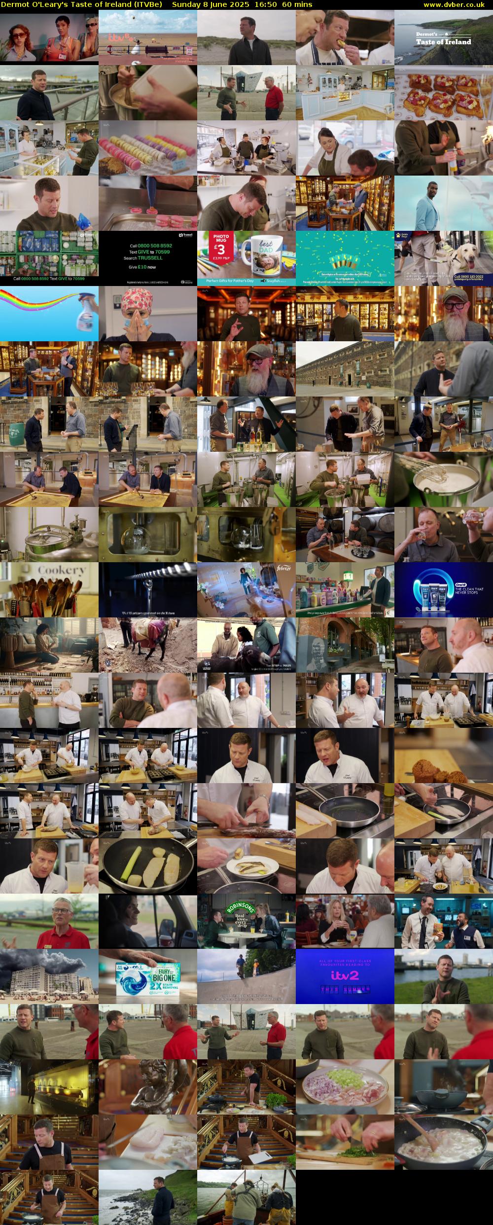 Dermot O'Leary's Taste of Ireland (ITVBe) Sunday 8 June 2025 16:50 - 17:50