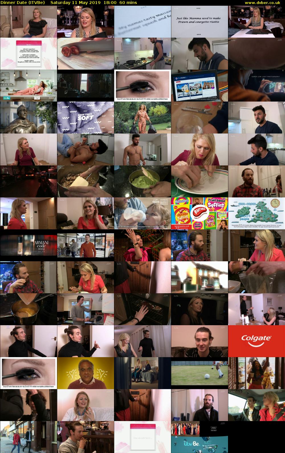 Dinner Date (ITVBe) Saturday 11 May 2019 18:00 - 19:00