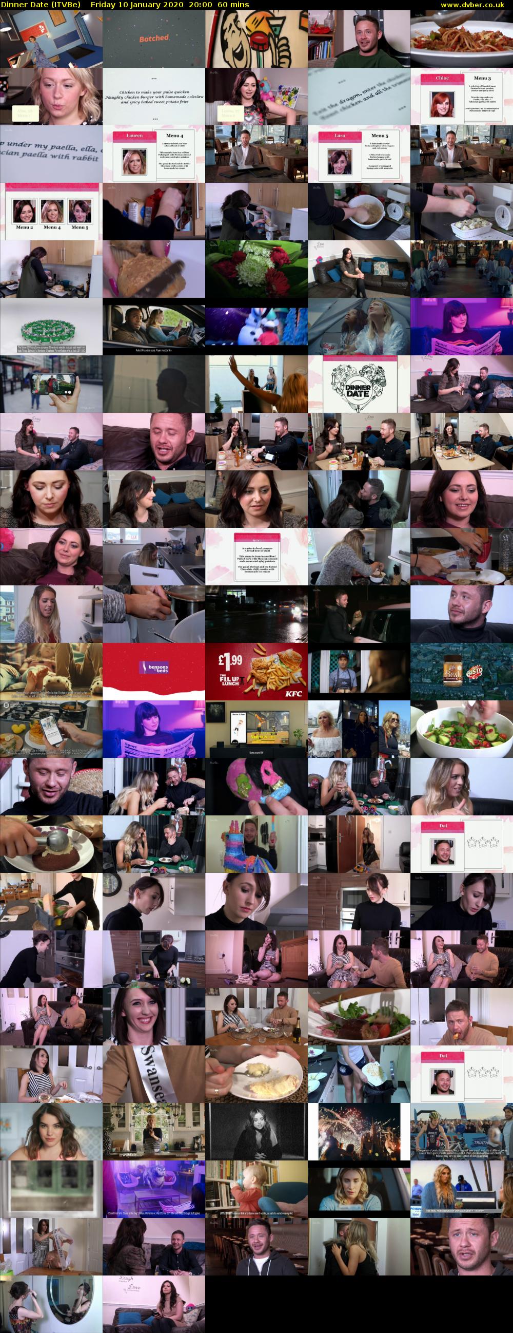 Dinner Date (ITVBe) Friday 10 January 2020 20:00 - 21:00