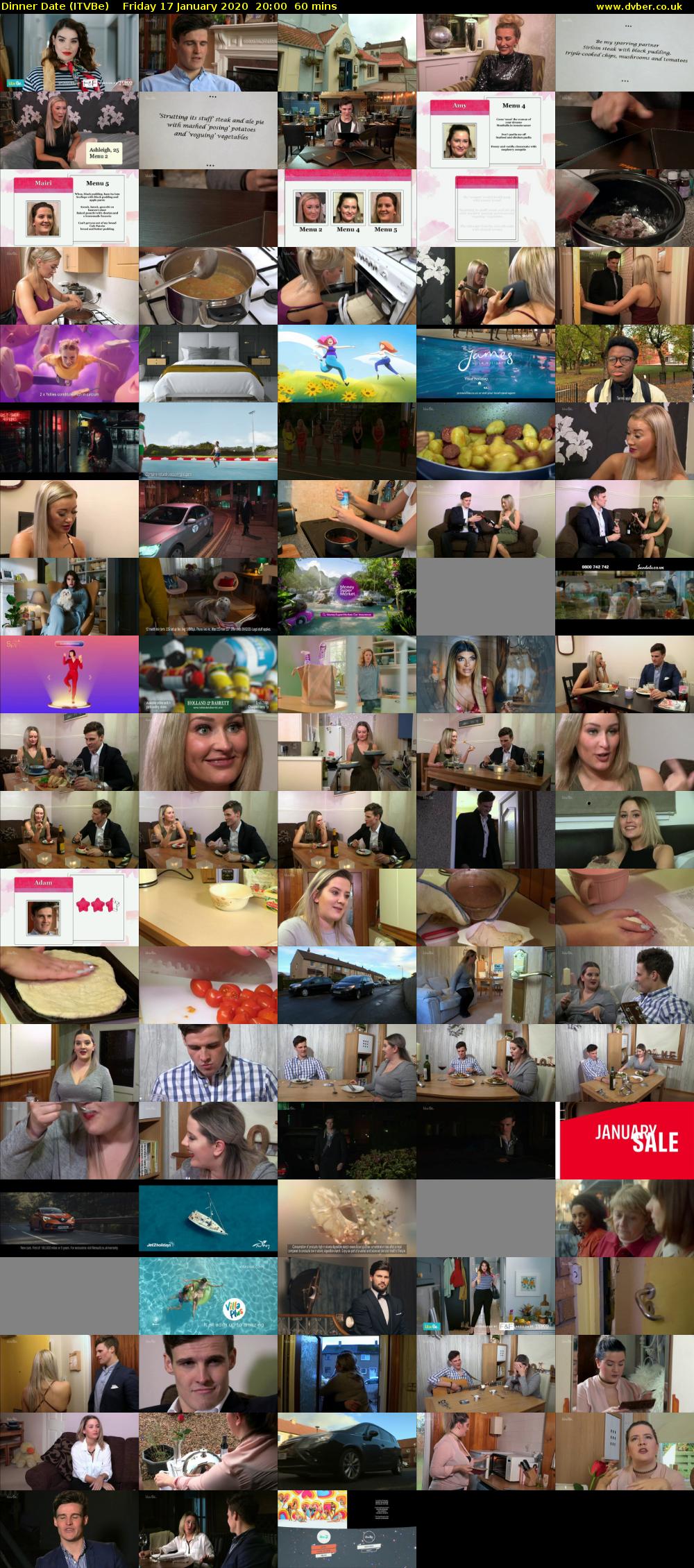 Dinner Date (ITVBe) Friday 17 January 2020 20:00 - 21:00