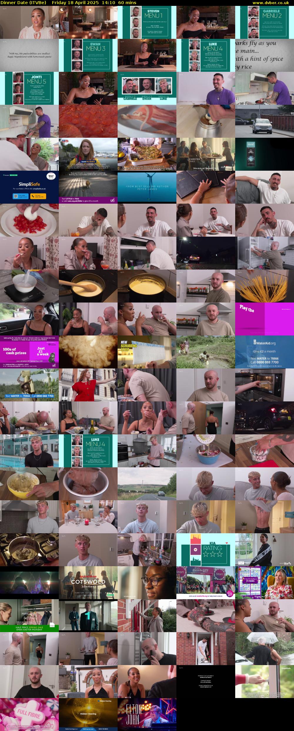 Dinner Date (ITVBe) Friday 18 April 2025 14:10 - 15:10
