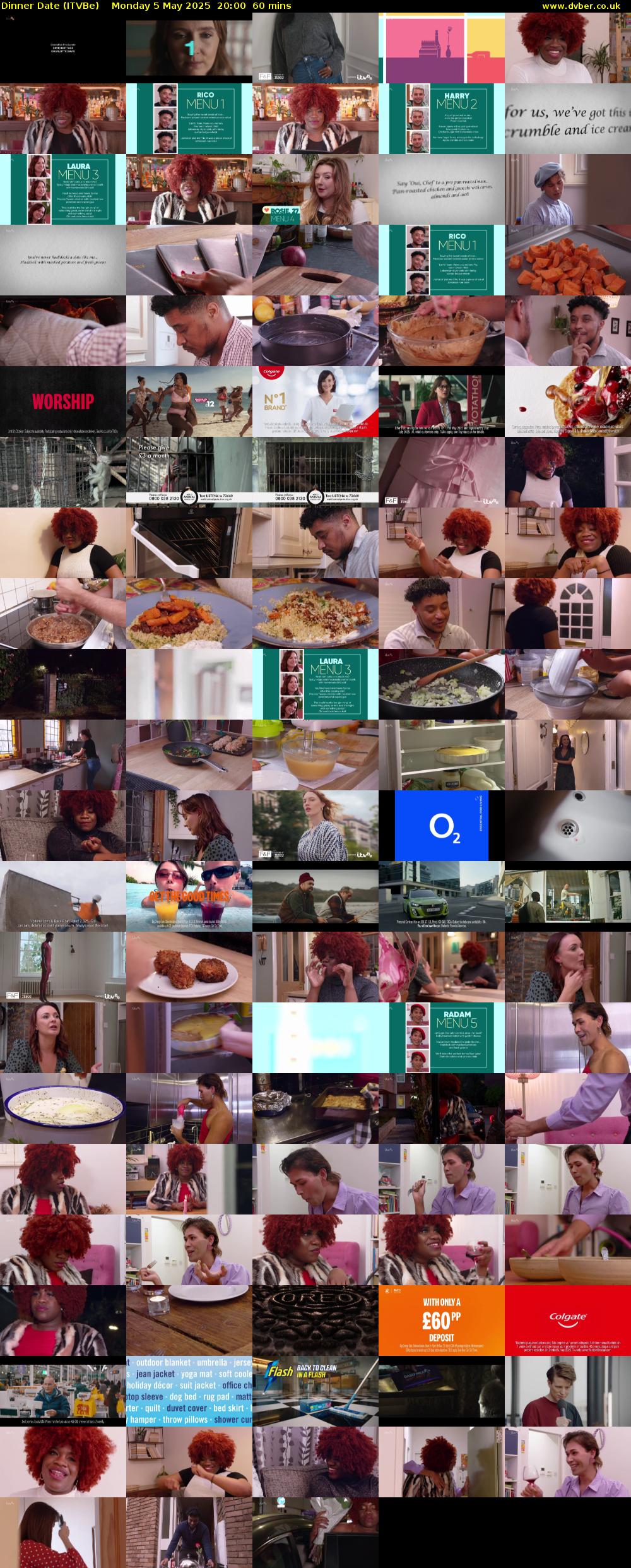 Dinner Date (ITVBe) Monday 5 May 2025 20:00 - 21:00