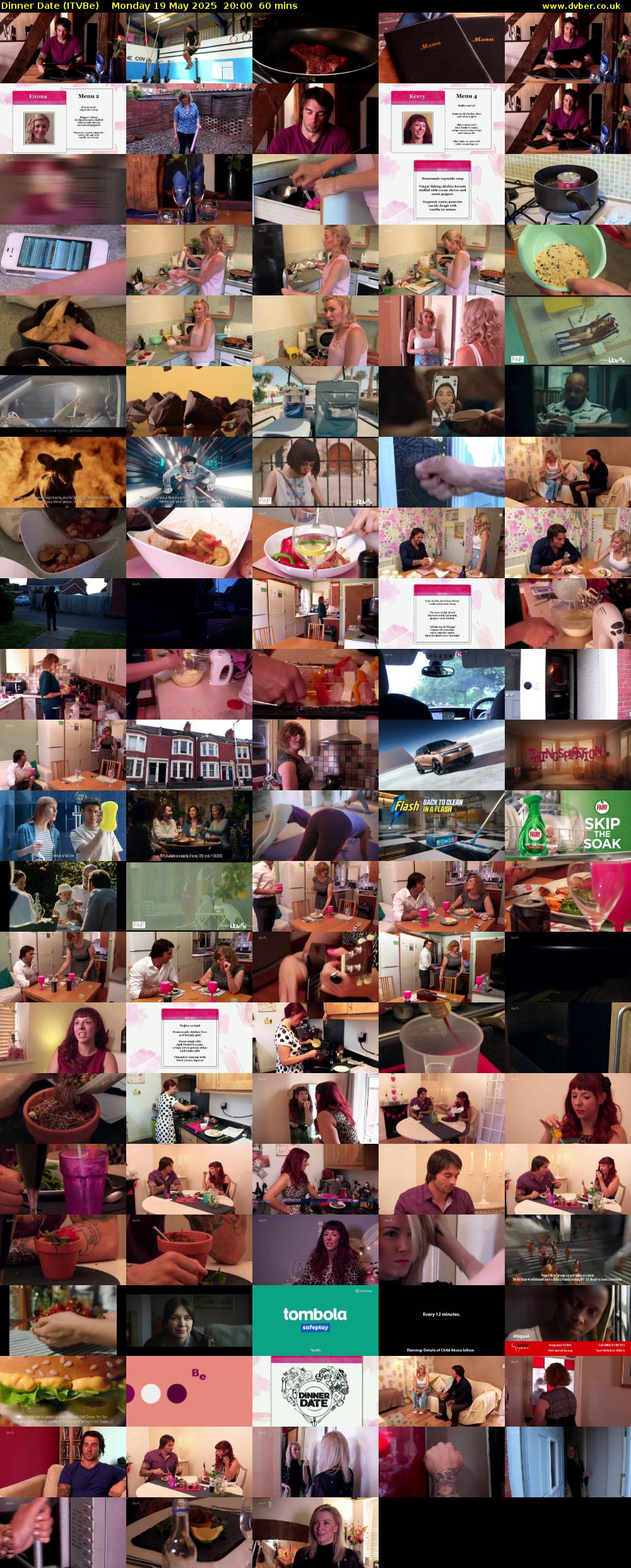 Dinner Date (ITVBe) Monday 19 May 2025 20:00 - 21:00
