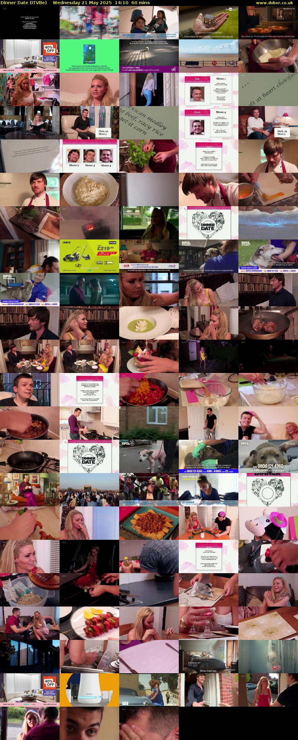 Dinner Date (ITVBe) Wednesday 21 May 2025 14:10 - 15:10