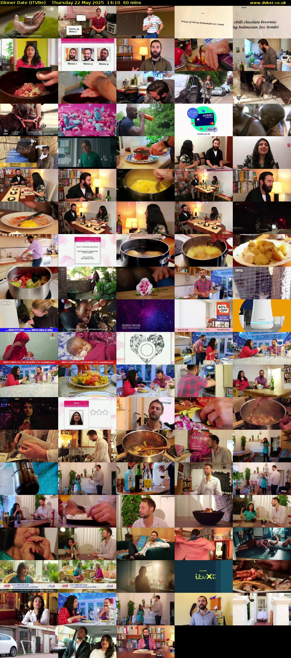 Dinner Date (ITVBe) Thursday 22 May 2025 14:10 - 15:10