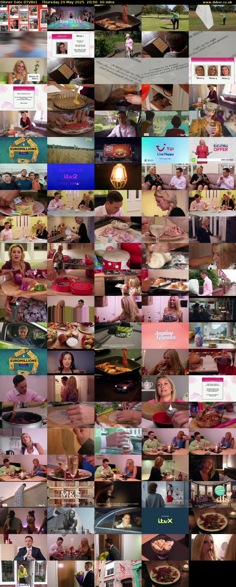 Dinner Date (ITVBe) Thursday 29 May 2025 20:00 - 21:00