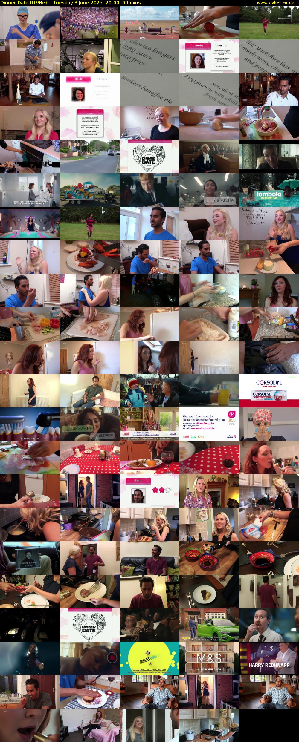 Dinner Date (ITVBe) Tuesday 3 June 2025 20:00 - 21:00