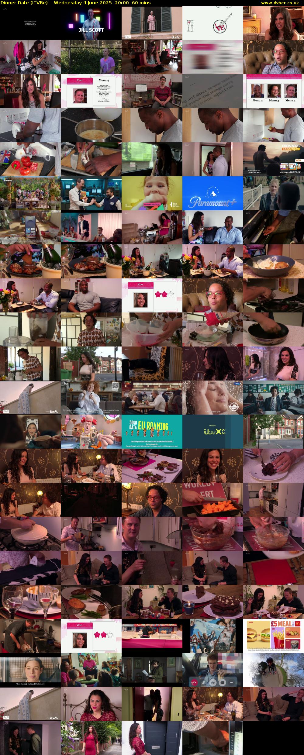 Dinner Date (ITVBe) Wednesday 4 June 2025 20:00 - 21:00