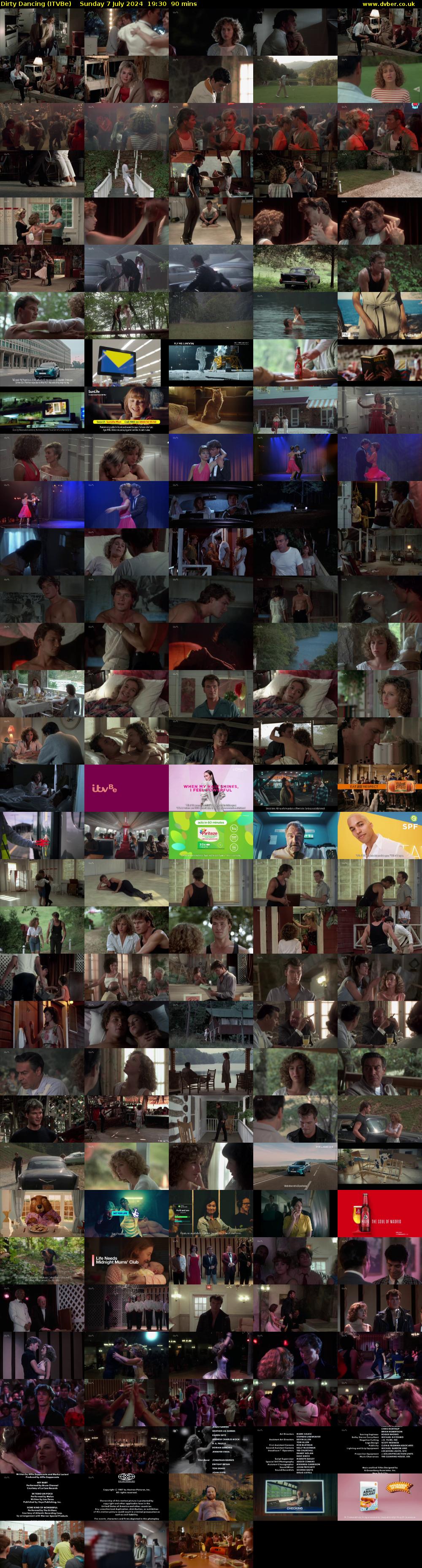 Dirty Dancing (ITVBe) Sunday 7 July 2024 19:30 - 21:00