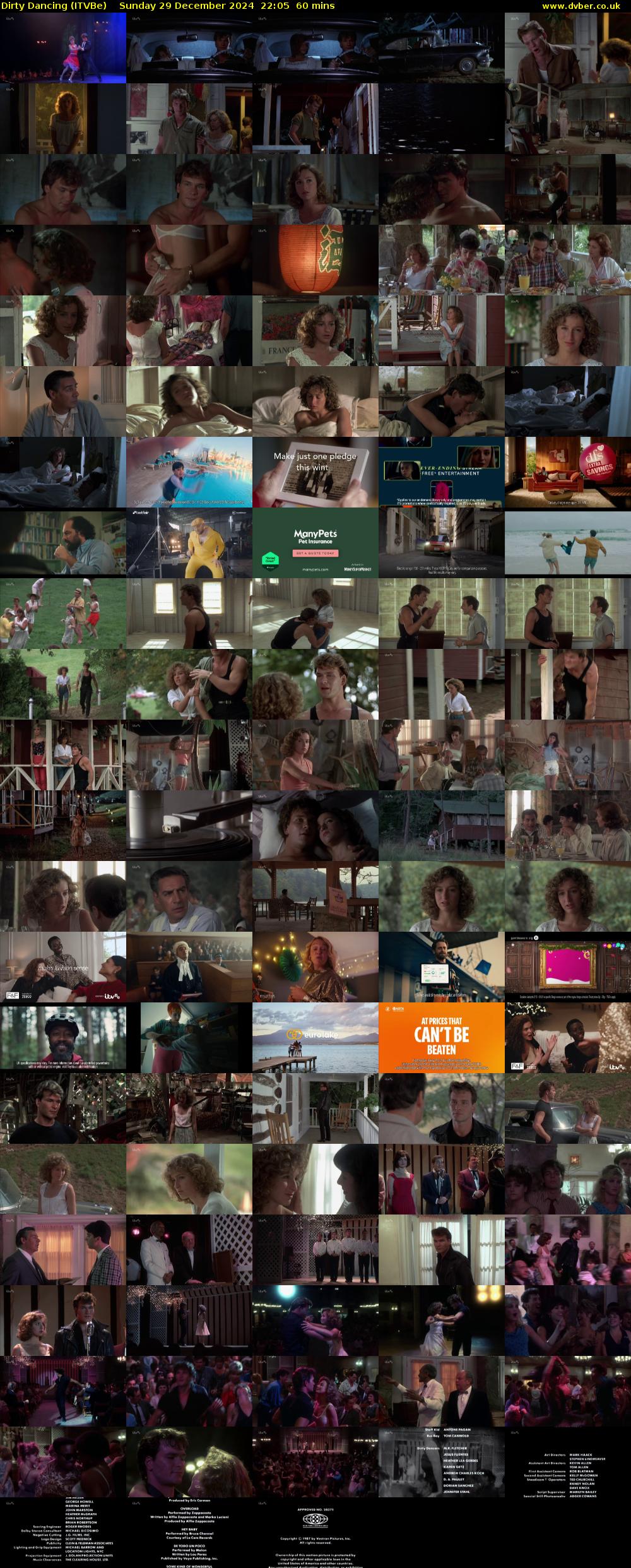 Dirty Dancing (ITVBe) Sunday 29 December 2024 22:05 - 23:05