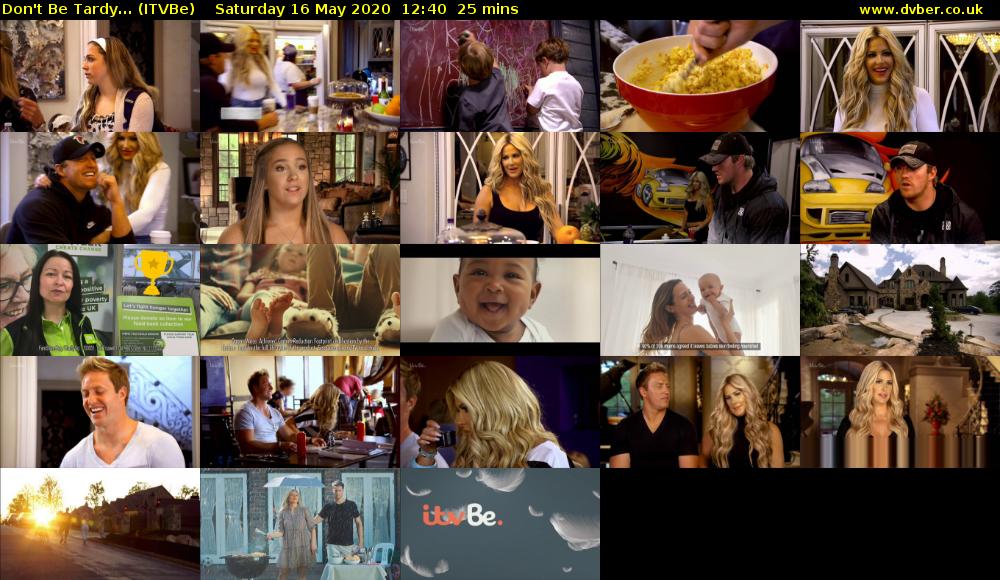 Don't Be Tardy... (ITVBe) Saturday 16 May 2020 12:40 - 13:05
