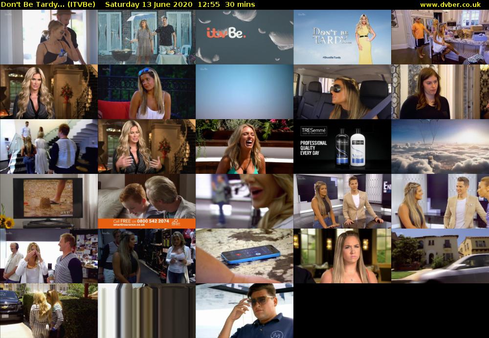 Don't Be Tardy... (ITVBe) Saturday 13 June 2020 12:55 - 13:25