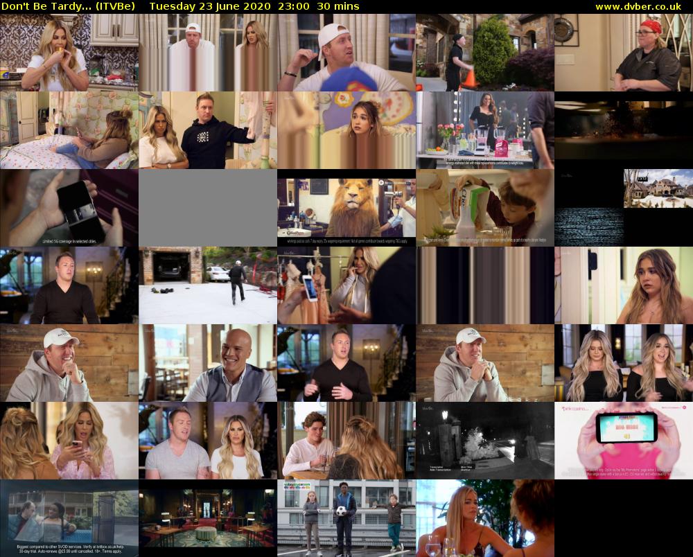 Don't Be Tardy... (ITVBe) Tuesday 23 June 2020 23:00 - 23:30
