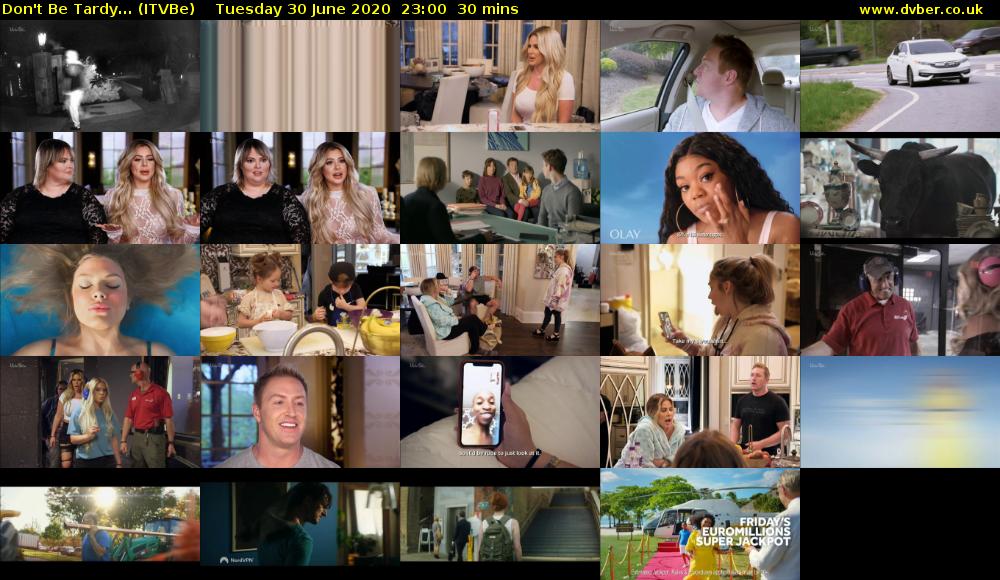 Don't Be Tardy... (ITVBe) Tuesday 30 June 2020 23:00 - 23:30