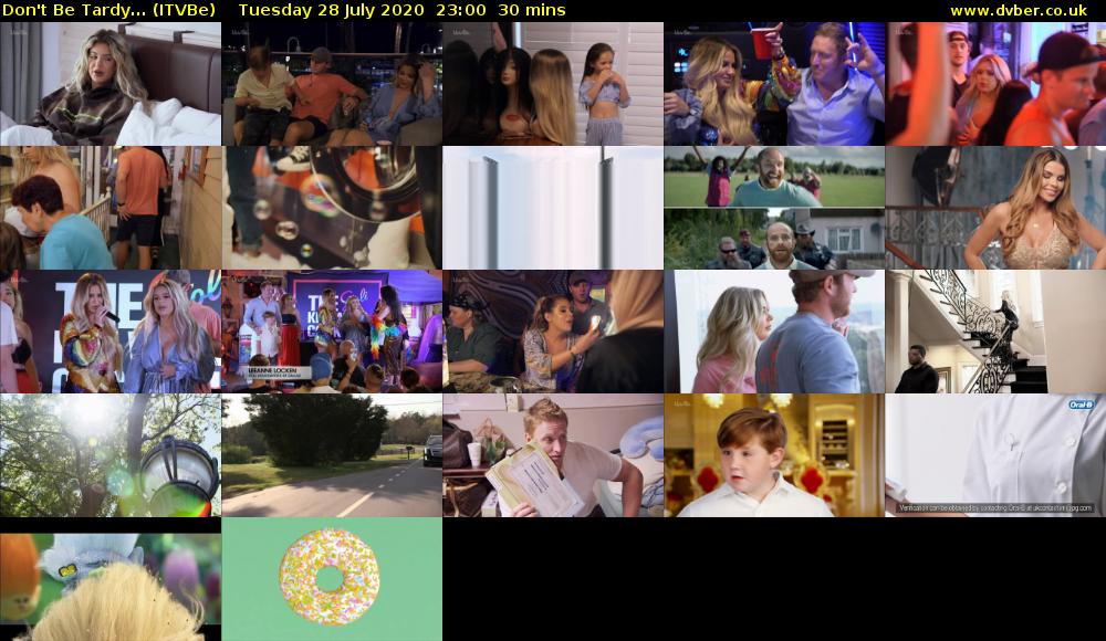 Don't Be Tardy... (ITVBe) Tuesday 28 July 2020 23:00 - 23:30