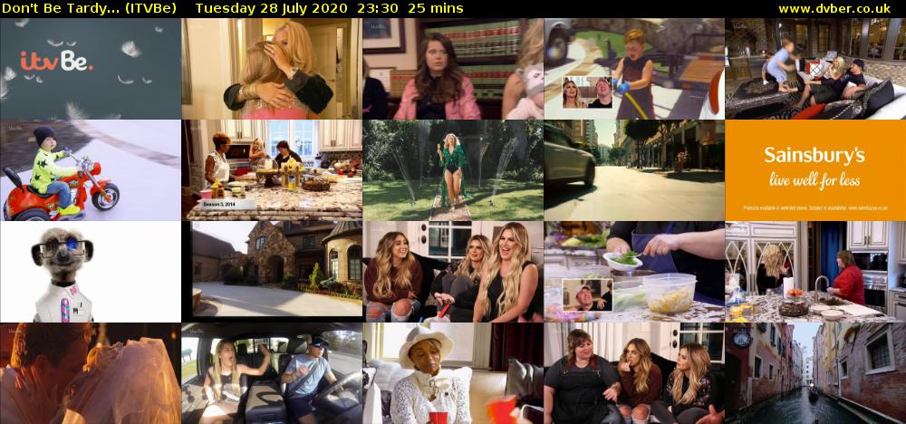 Don't Be Tardy... (ITVBe) Tuesday 28 July 2020 23:30 - 23:55