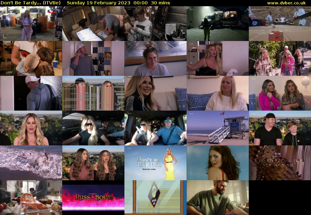 Don't Be Tardy... (ITVBe) Sunday 19 February 2023 00:00 - 00:30