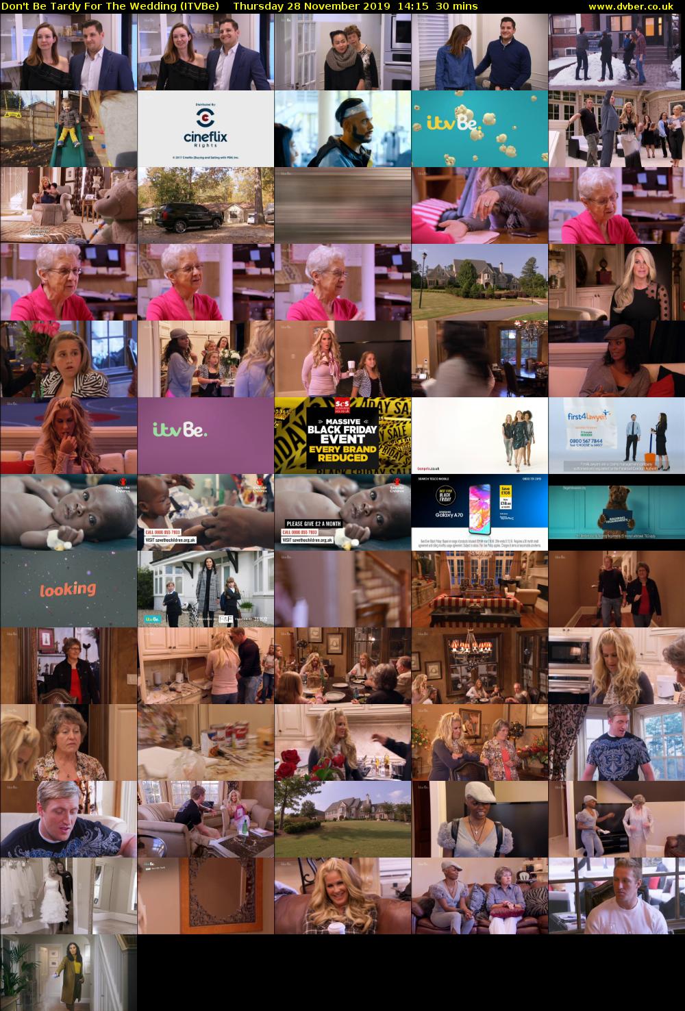 Don't Be Tardy for the Wedding (ITVBe) Thursday 28 November 2019 14:15 - 14:45